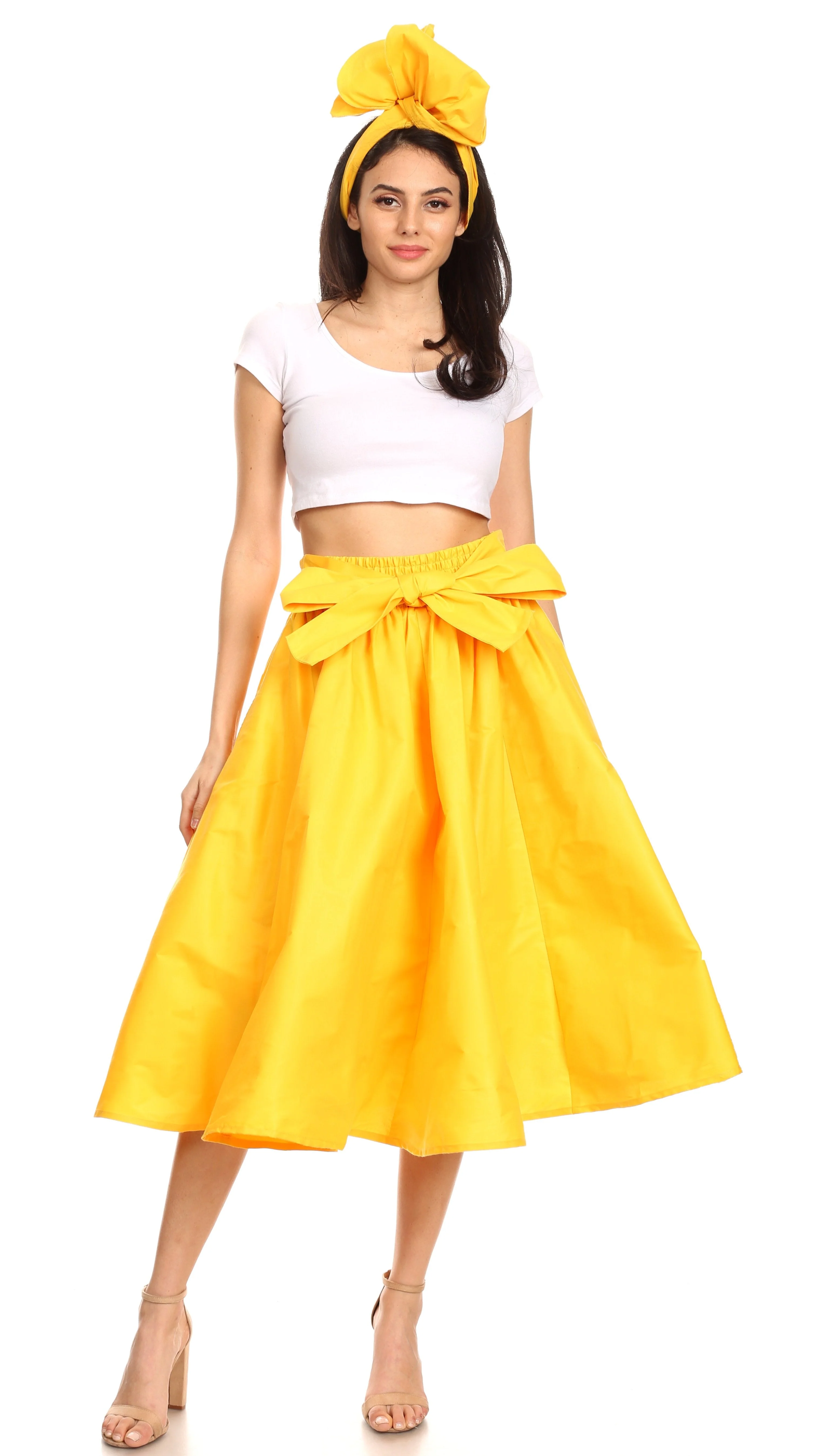 Sakkas African Dutch Ankara Wax Print Full Circle Skirt - Image 146