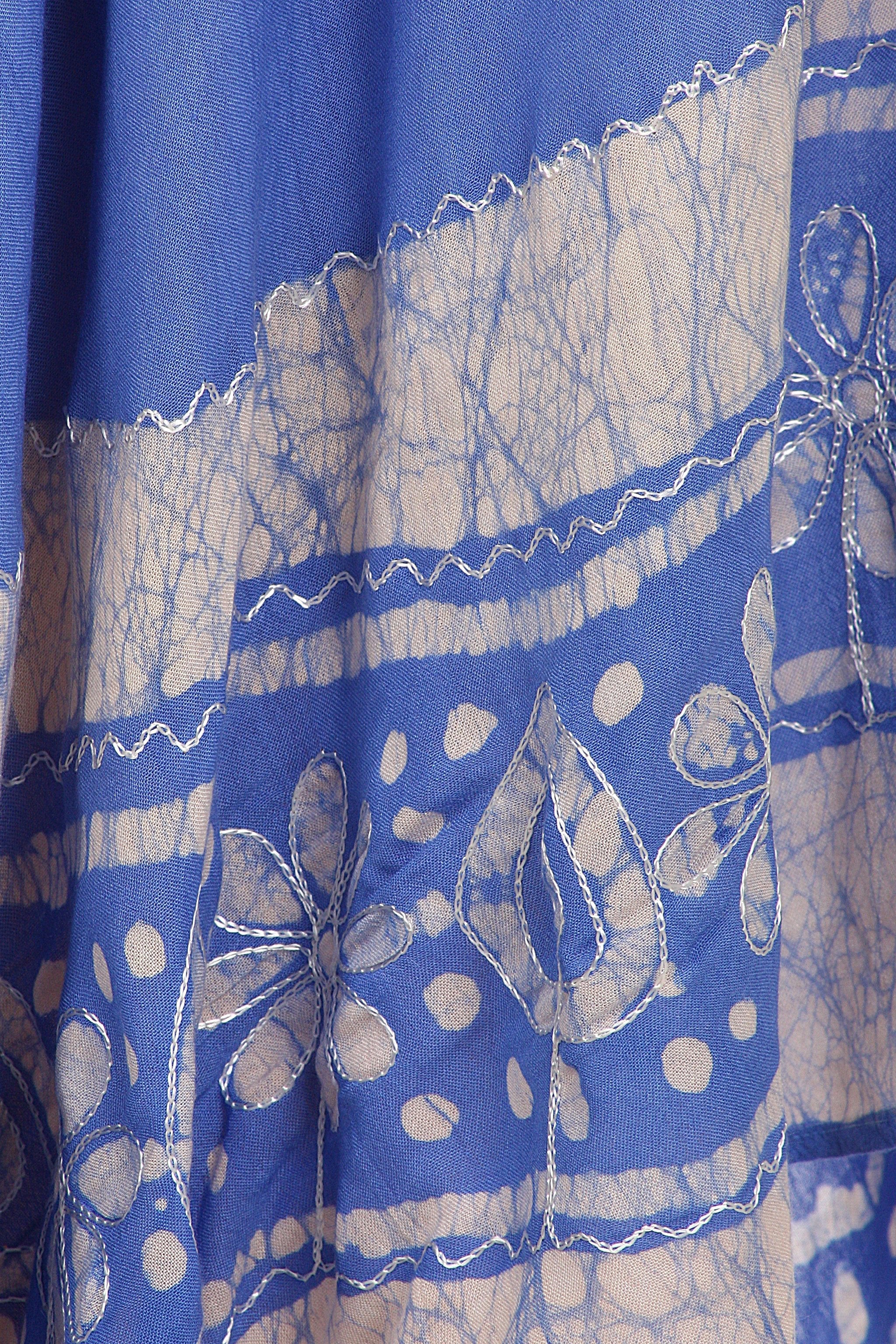 Sakkas Batik Flower Caftan Tank Dress / Cover Up - Image 42