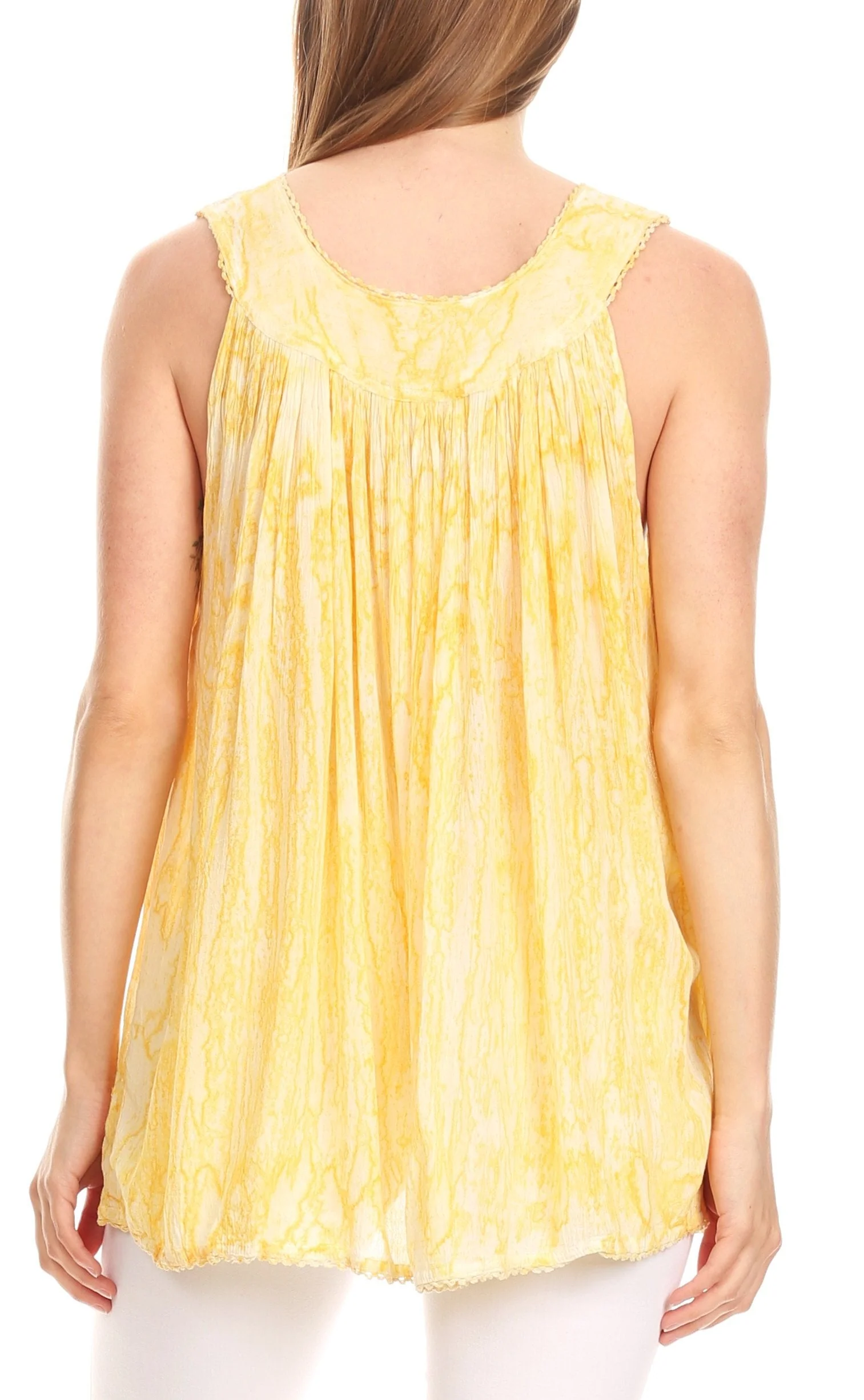 Sakkas Boho Love Sleeveless Blouse - Image 37