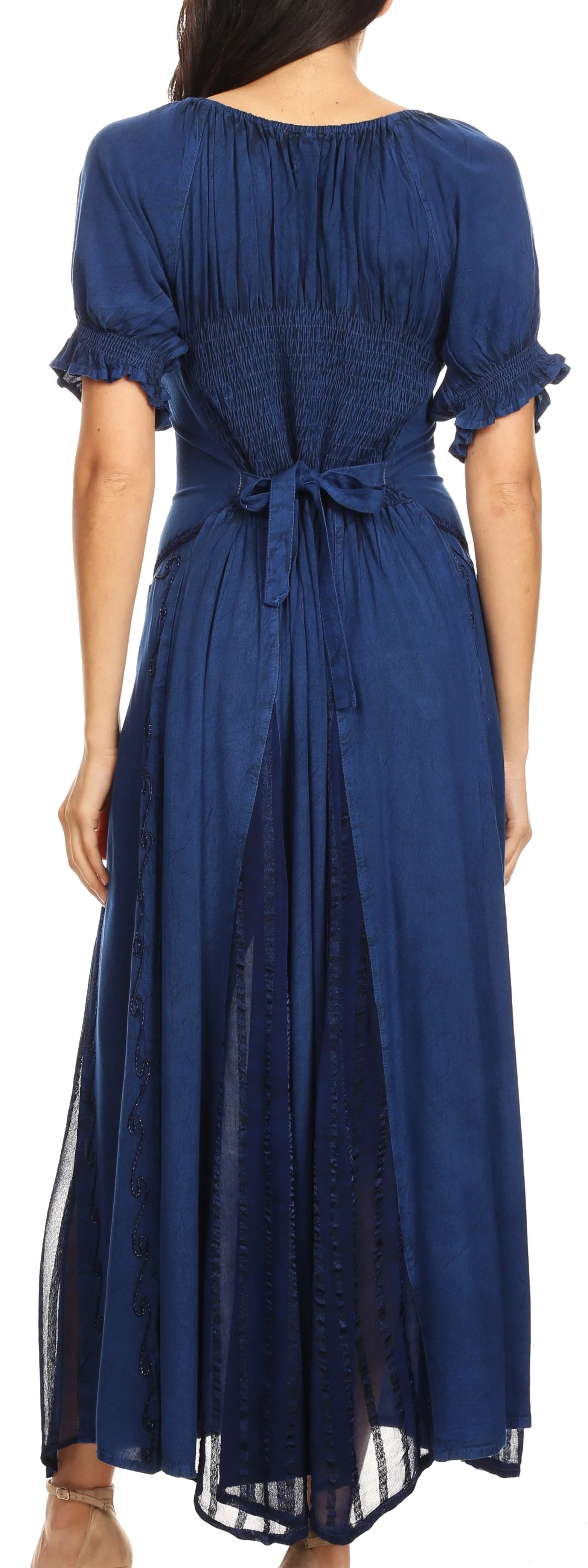 Sakkas Bridget Embroidered Renaissance Dress - Image 18