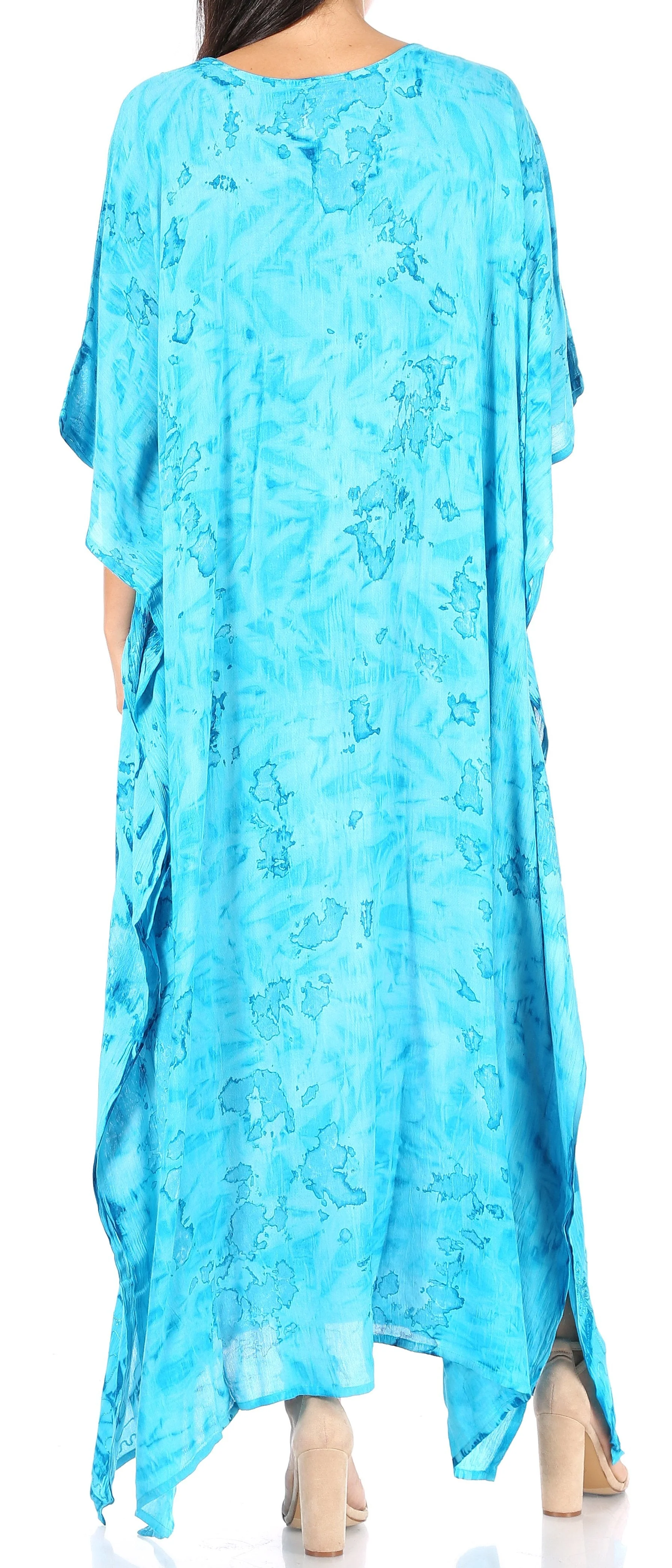 Sakkas Catia Women's Boho-Style Long Maxi Caftan for Lounging and Casual Wear - Image 26