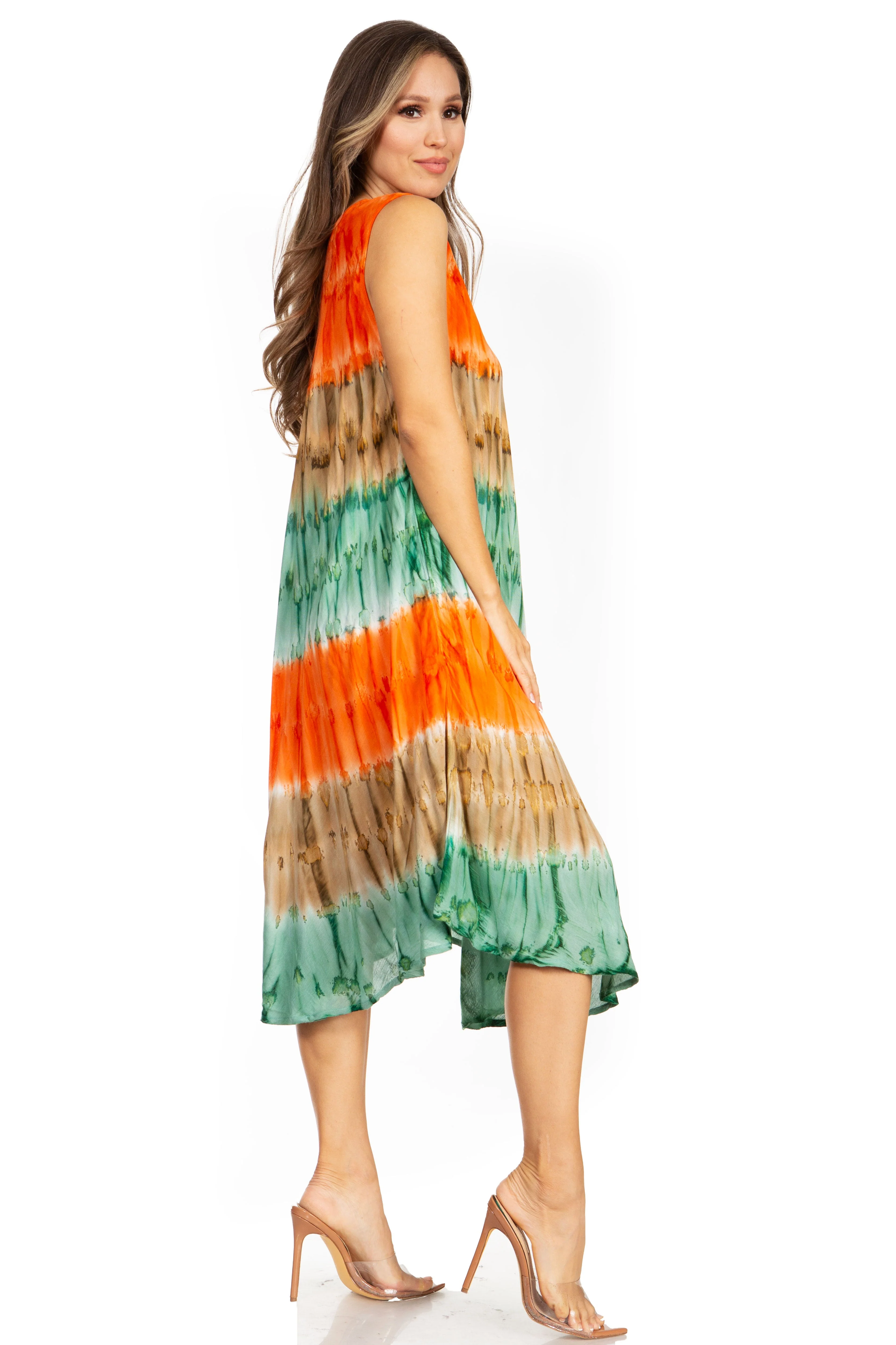 Sakkas Desert Sun Caftan Dress / Cover Up - Image 25