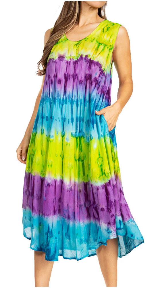 Sakkas Desert Sun Caftan Dress / Cover Up - Image 38