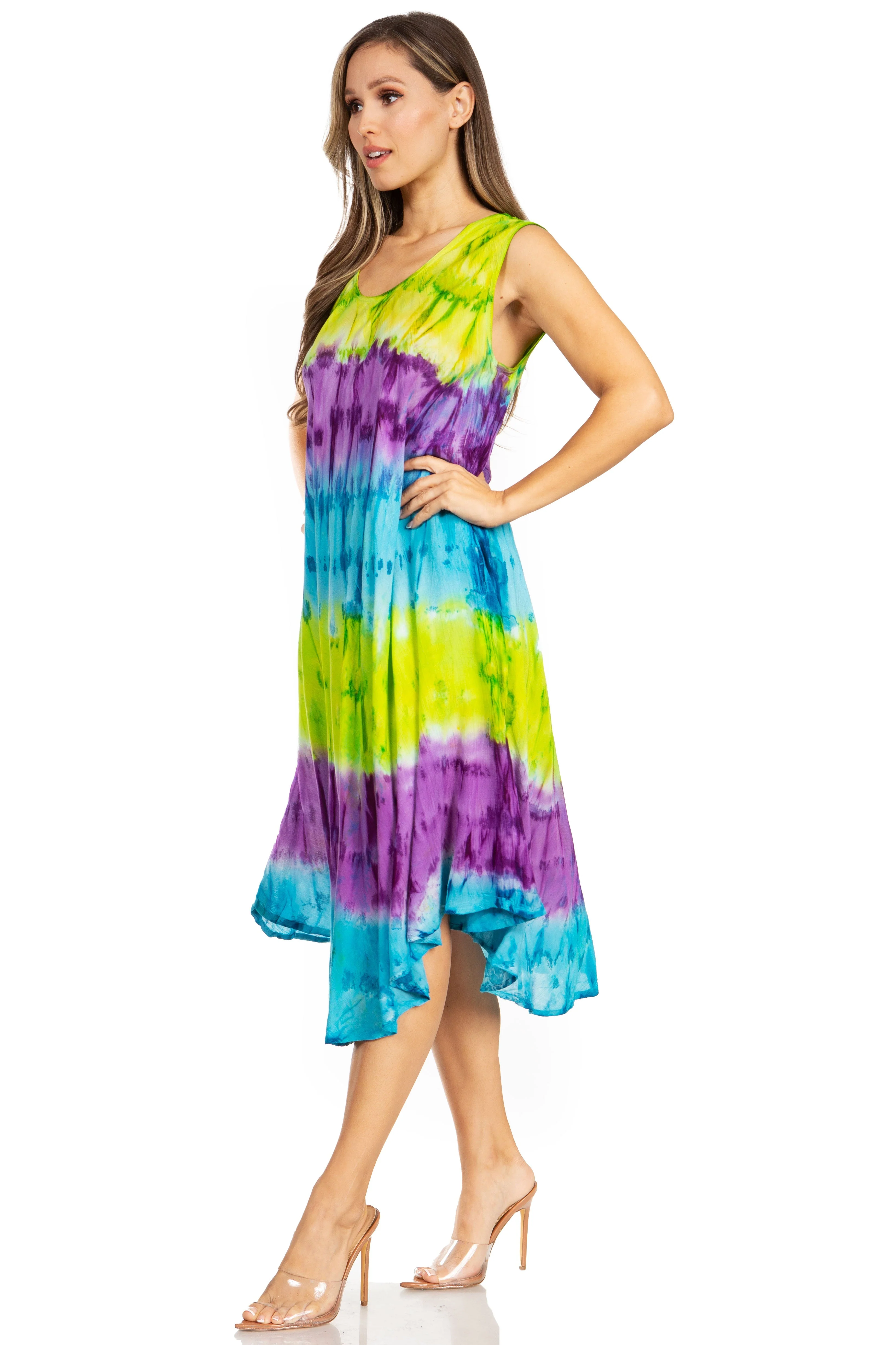 Sakkas Desert Sun Caftan Dress / Cover Up - Image 40
