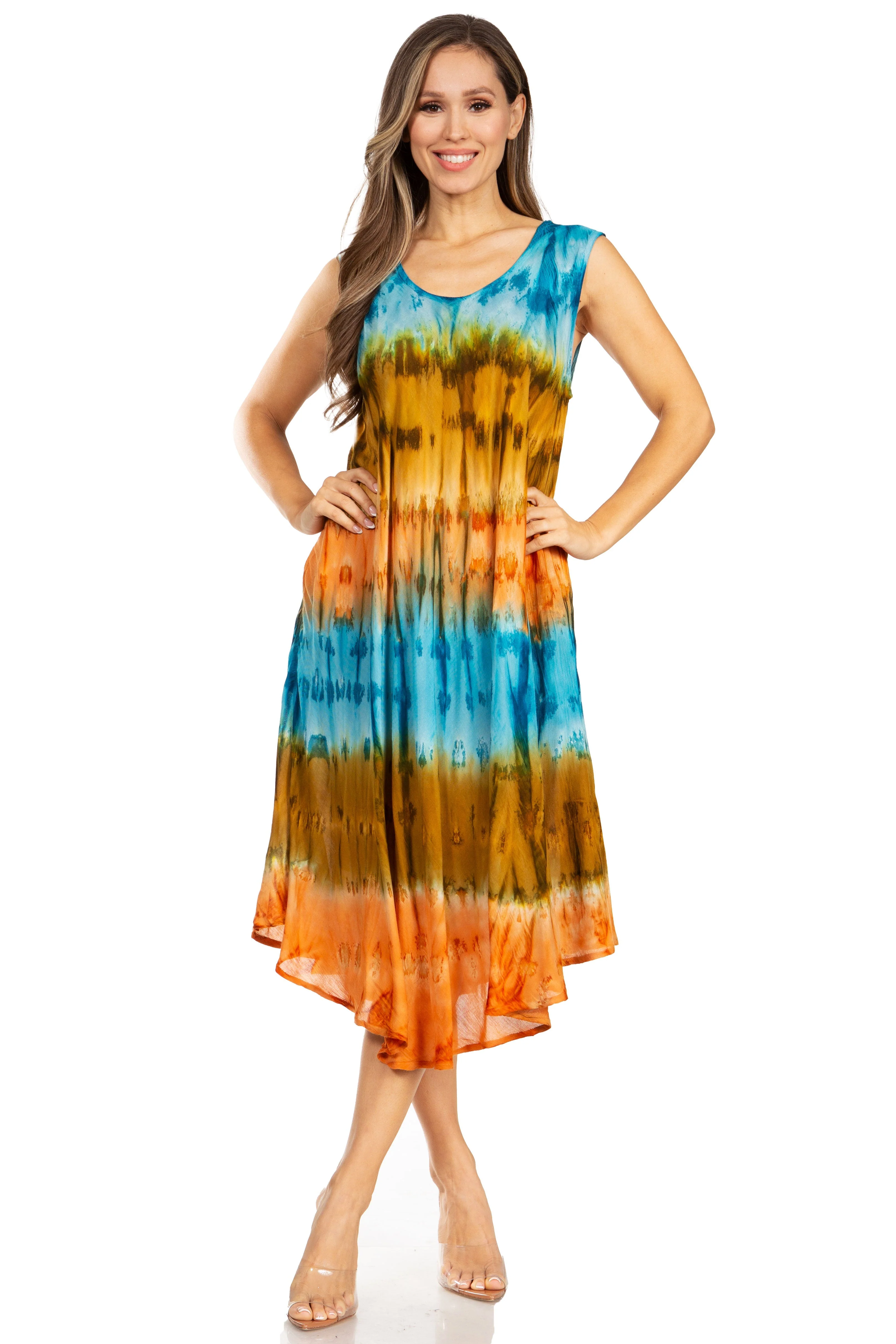 Sakkas Desert Sun Caftan Dress / Cover Up - Image 57