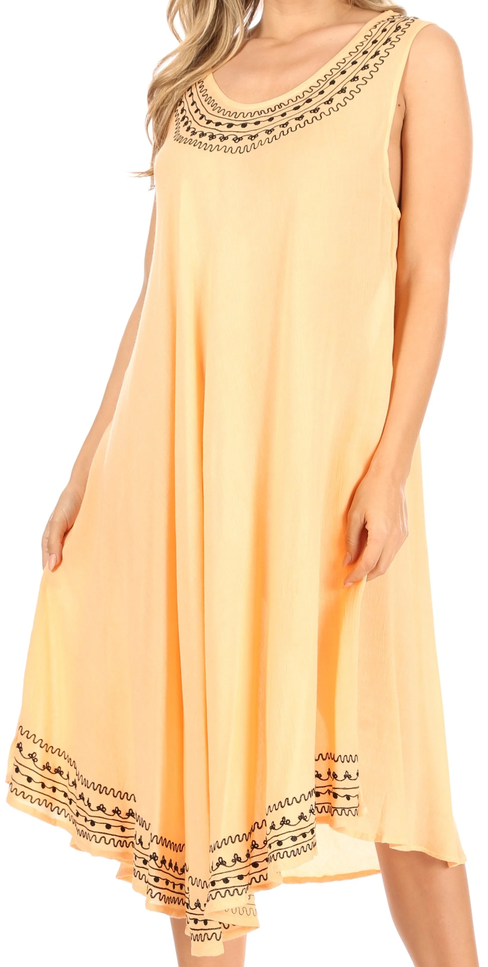 Sakkas Everyday Essentials Caftan Tank Dress / Cover Up - Image 101