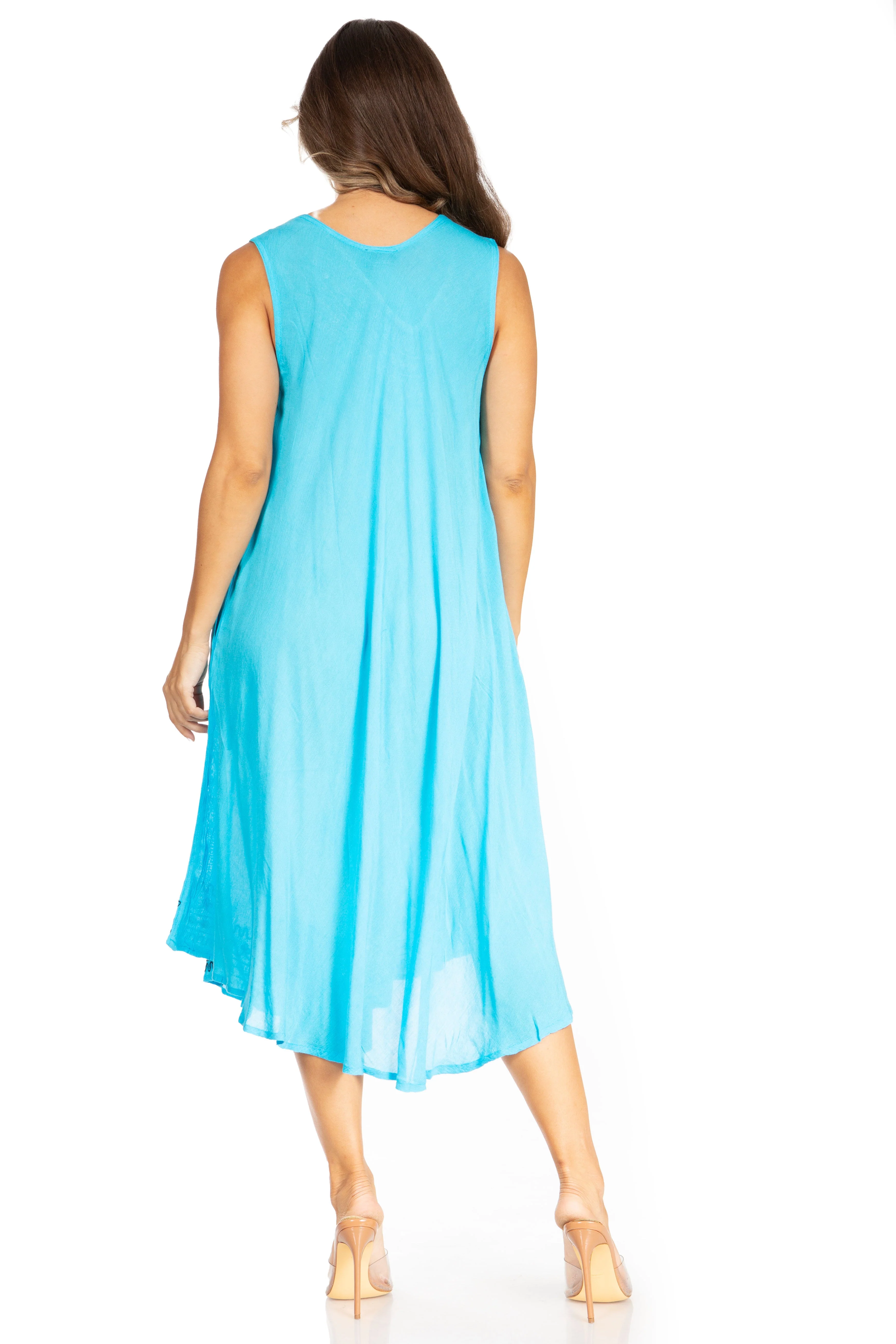Sakkas Everyday Essentials Caftan Tank Dress / Cover Up - Image 112