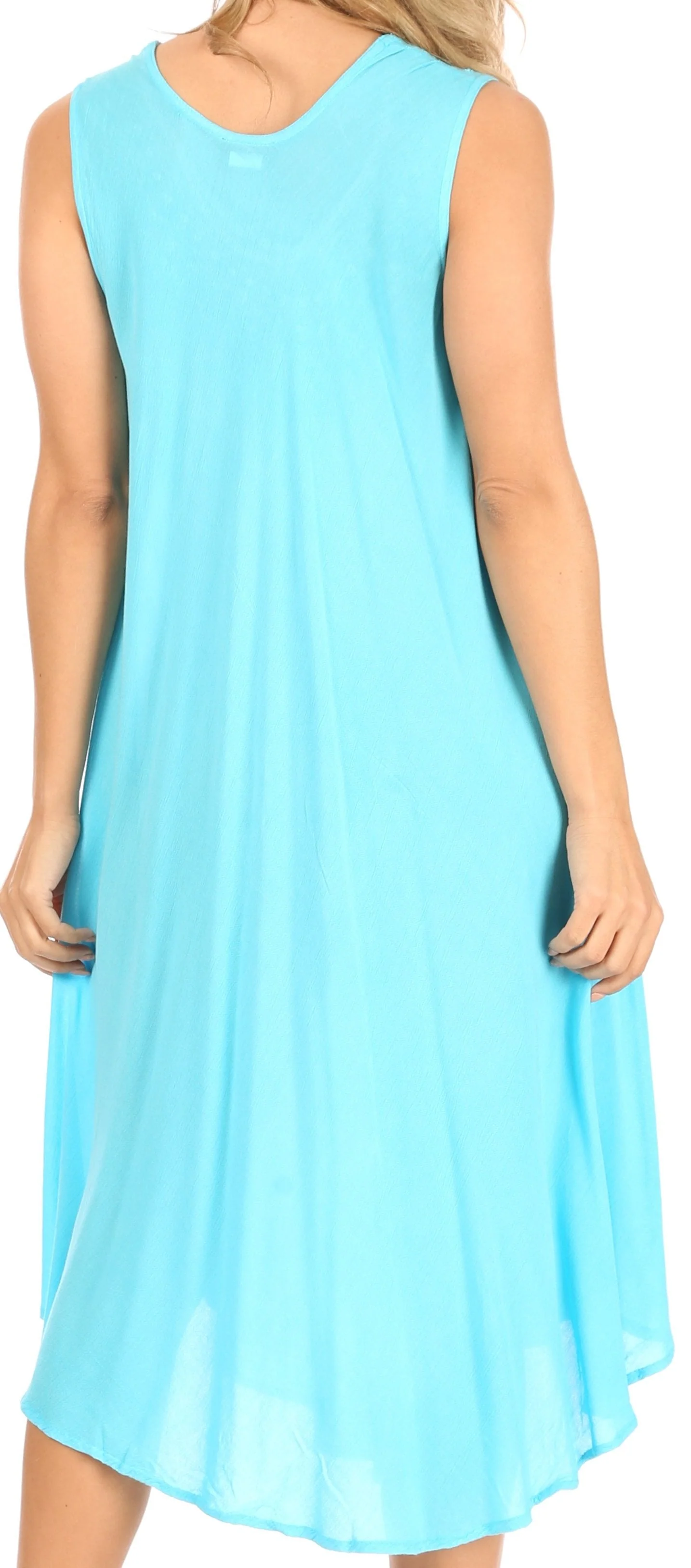 Sakkas Everyday Essentials Caftan Tank Dress / Cover Up - Image 136