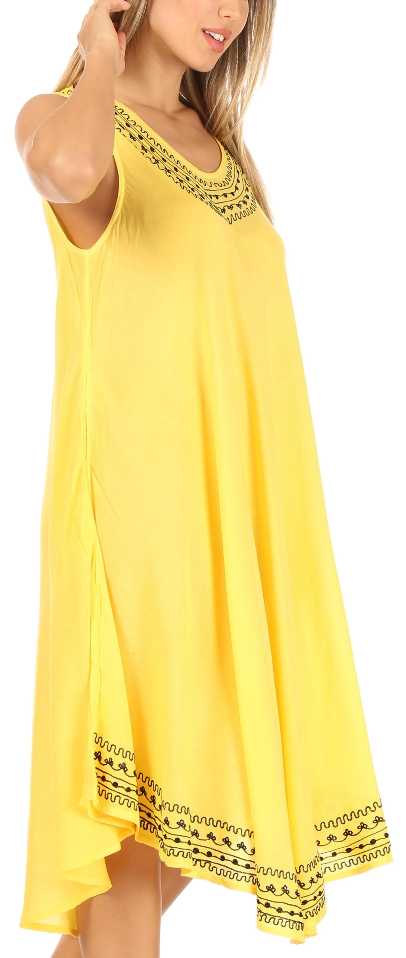 Sakkas Everyday Essentials Caftan Tank Dress / Cover Up - Image 153