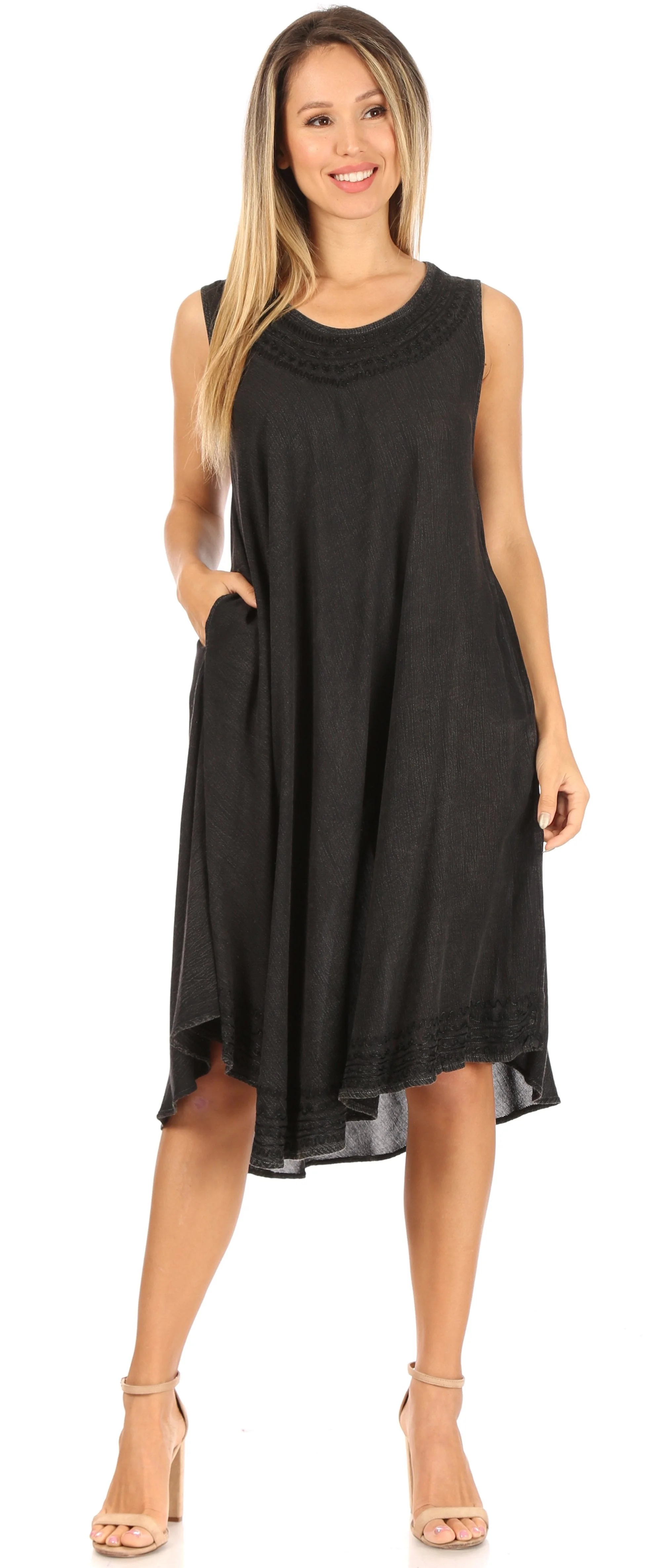 Sakkas Everyday Essentials Caftan Tank Dress / Cover Up - Image 184