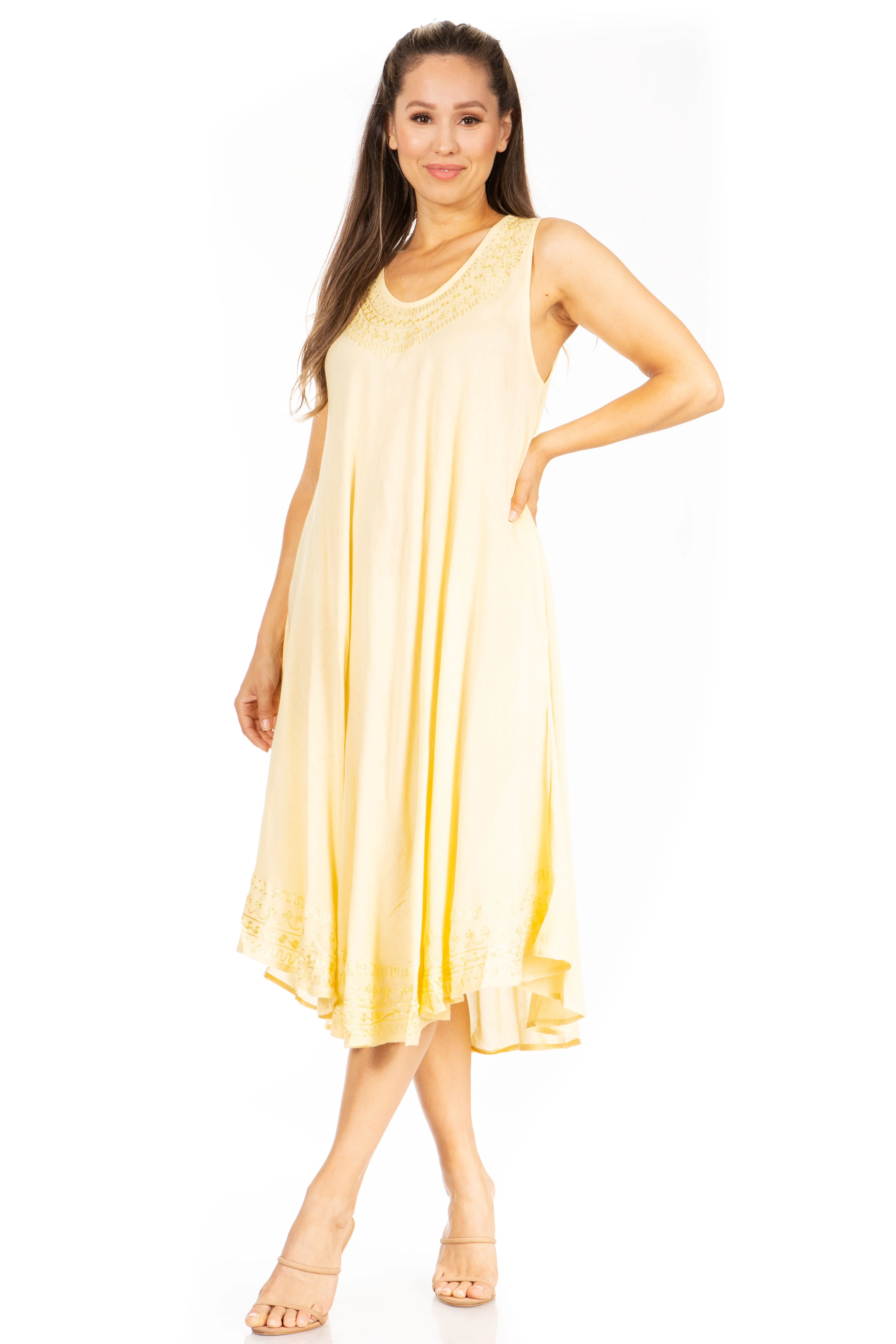 Sakkas Everyday Essentials Caftan Tank Dress / Cover Up - Image 20