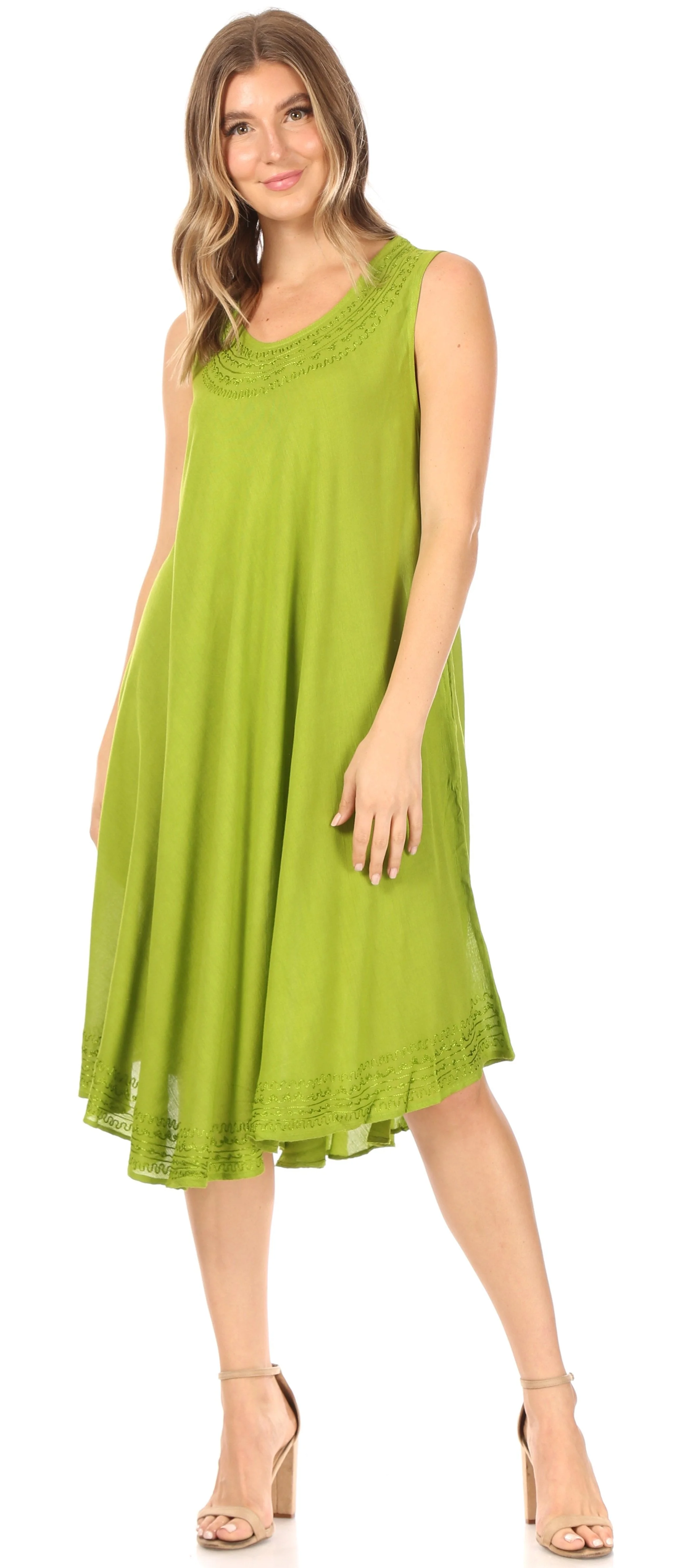 Sakkas Everyday Essentials Caftan Tank Dress / Cover Up - Image 45