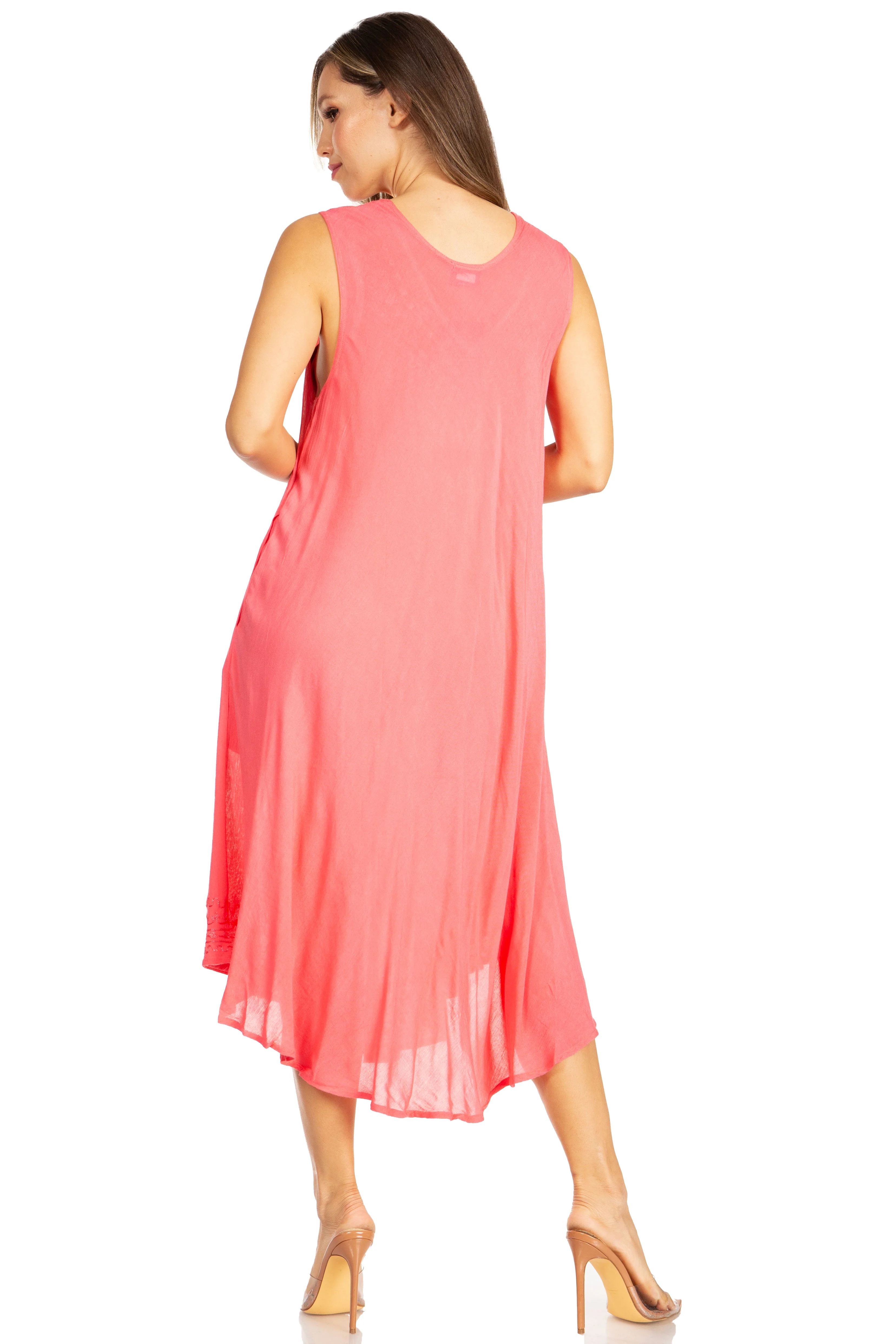 Sakkas Everyday Essentials Caftan Tank Dress / Cover Up - Image 52