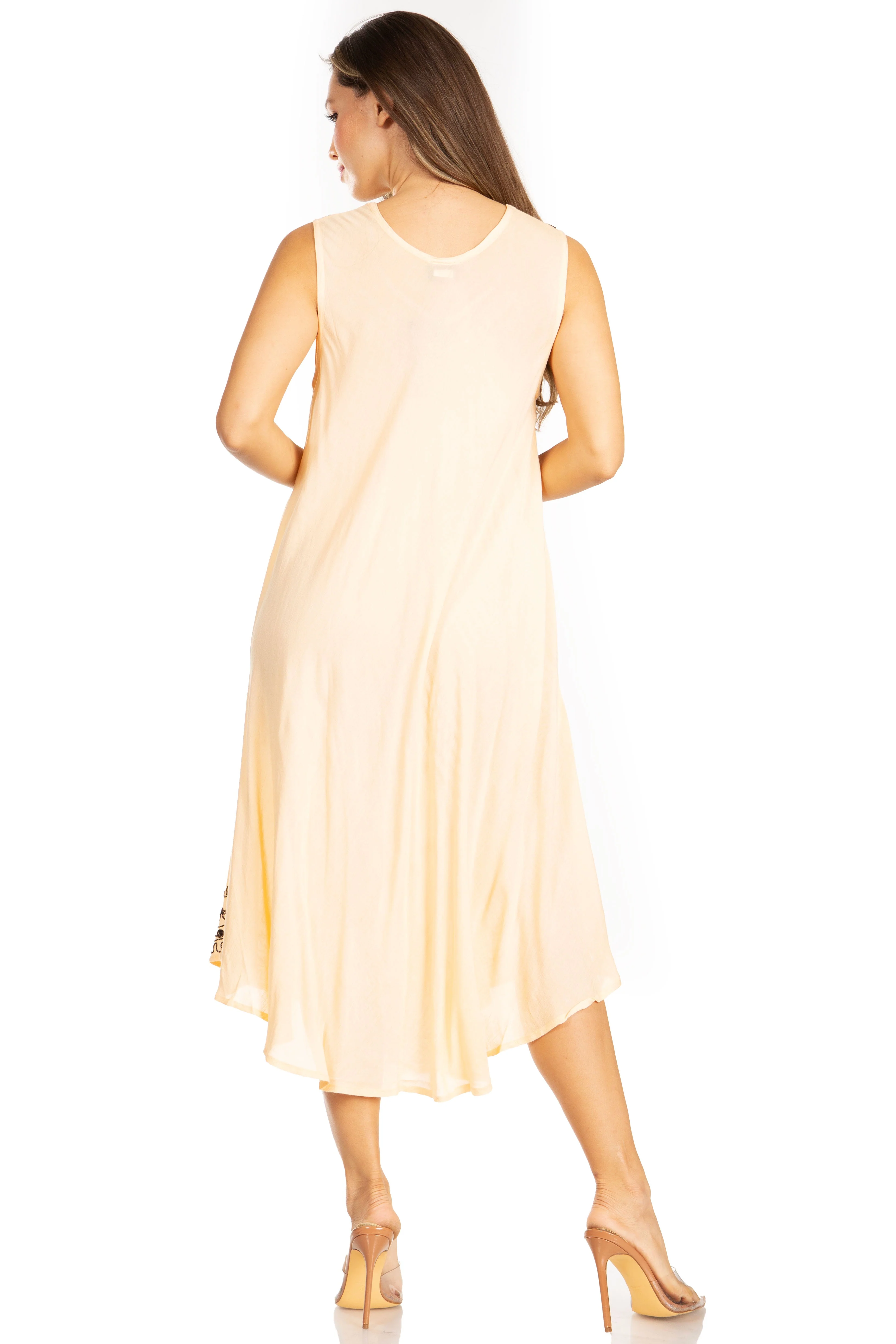 Sakkas Everyday Essentials Caftan Tank Dress / Cover Up - Image 87