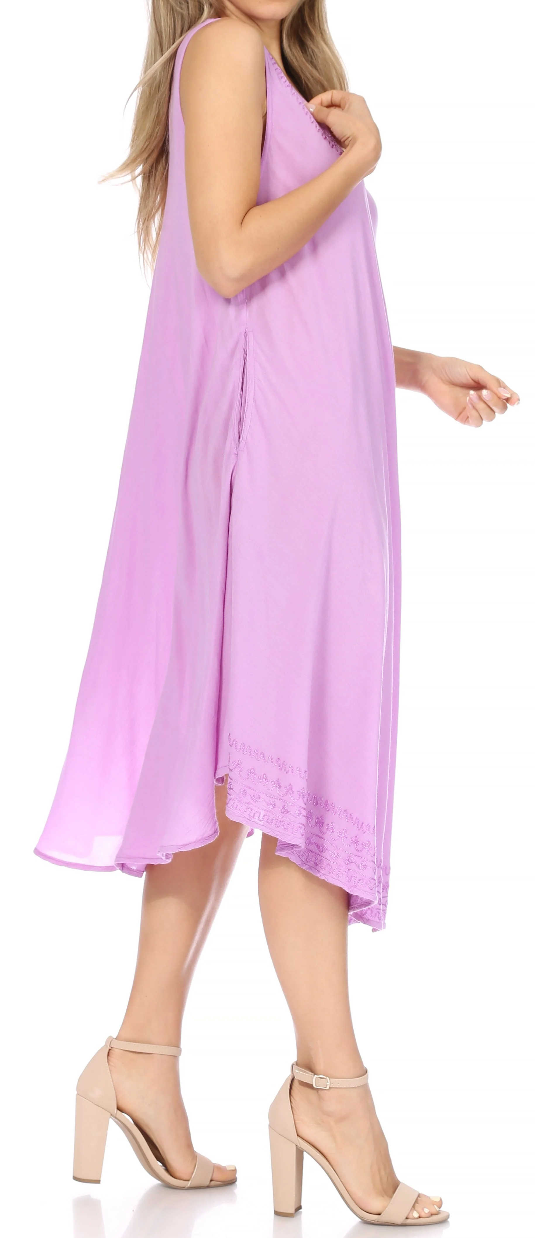 Sakkas Everyday Essentials Caftan Tank Dress / Cover Up - Image 99