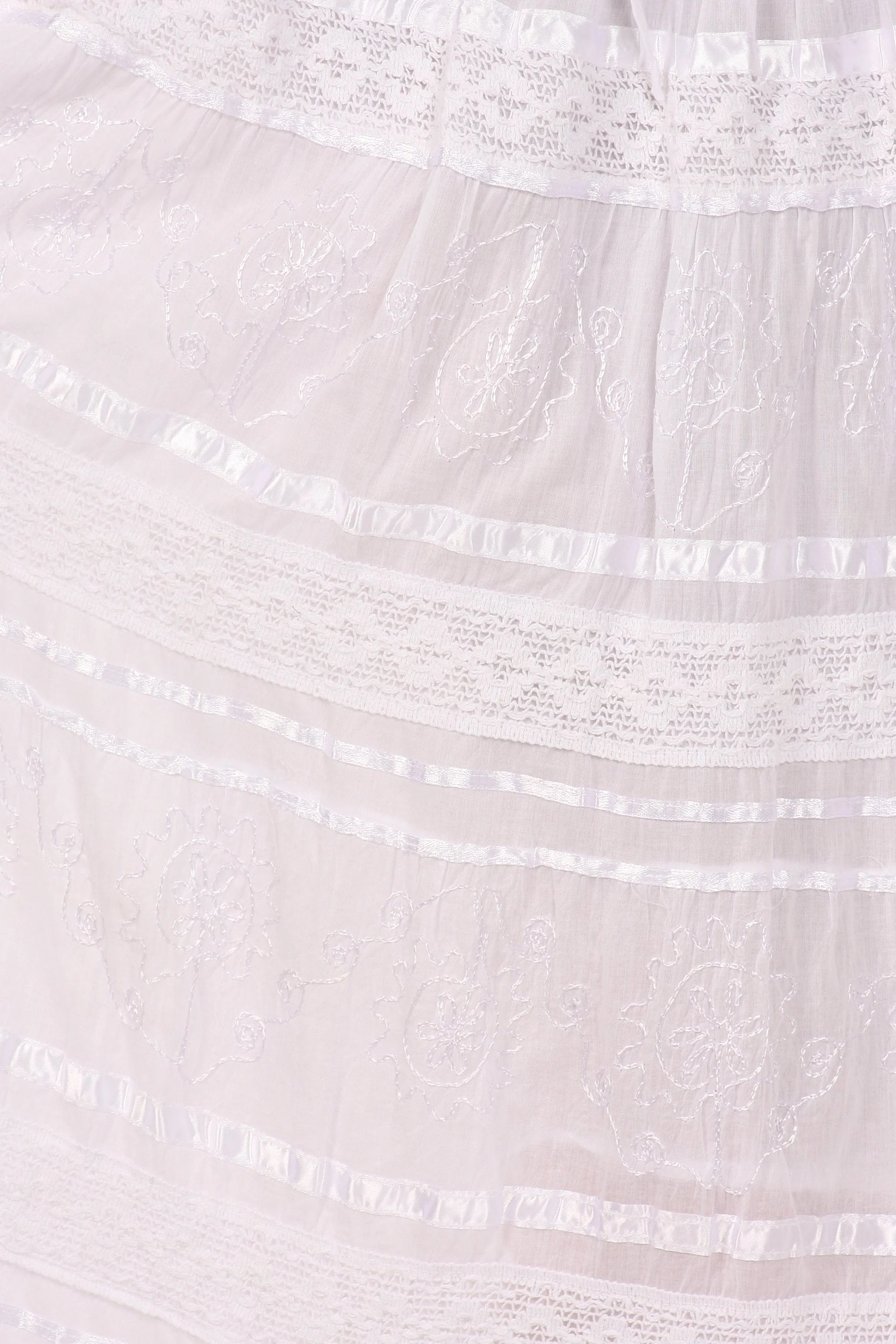Sakkas Lace and Ribbon Peasant Boho Skirt - Image 22