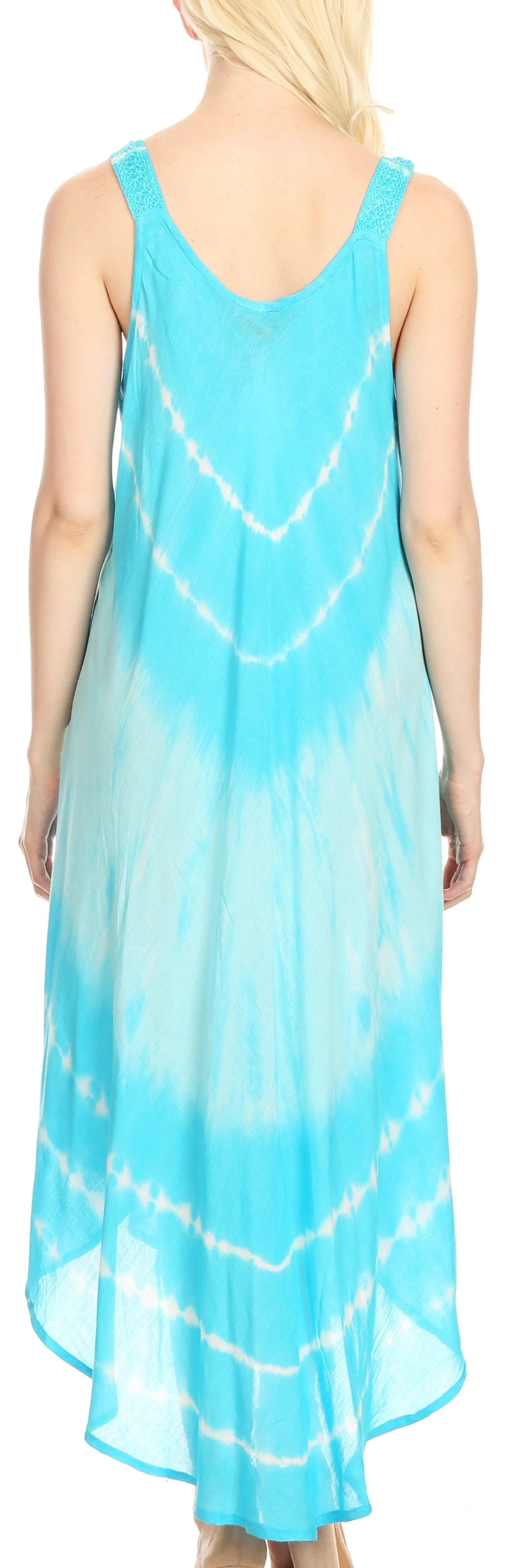 Sakkas Liz  Women's Maxi Loose Sleeveless Summer Casual Tank Dress Cover-up Caftan - Image 22
