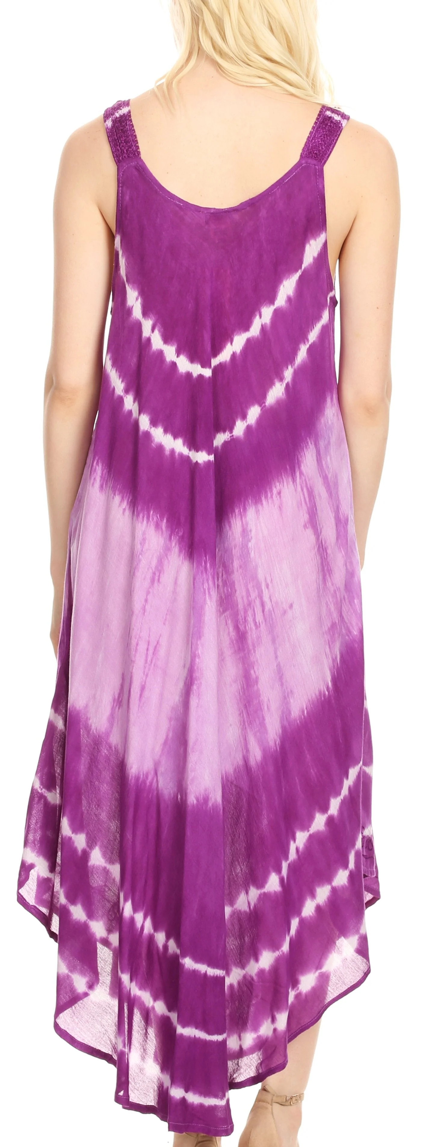 Sakkas Liz  Women's Maxi Loose Sleeveless Summer Casual Tank Dress Cover-up Caftan - Image 27