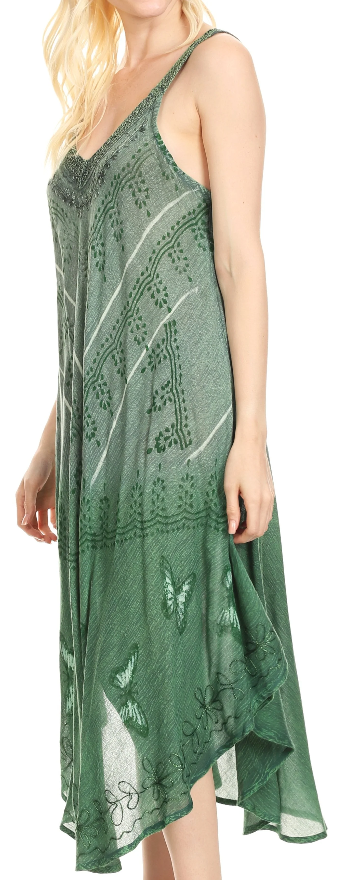 Sakkas Liz  Women's Maxi Loose Sleeveless Summer Casual Tank Dress Cover-up Caftan - Image 43