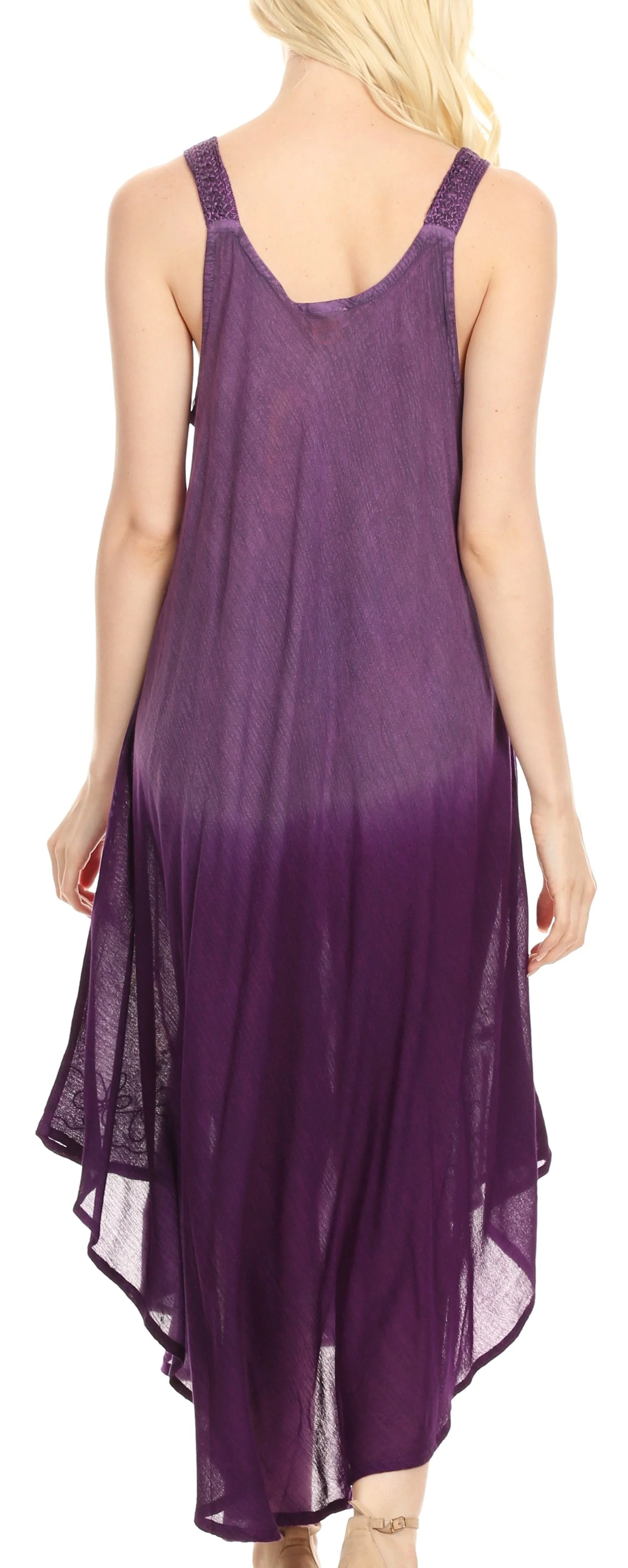 Sakkas Liz  Women's Maxi Loose Sleeveless Summer Casual Tank Dress Cover-up Caftan - Image 47