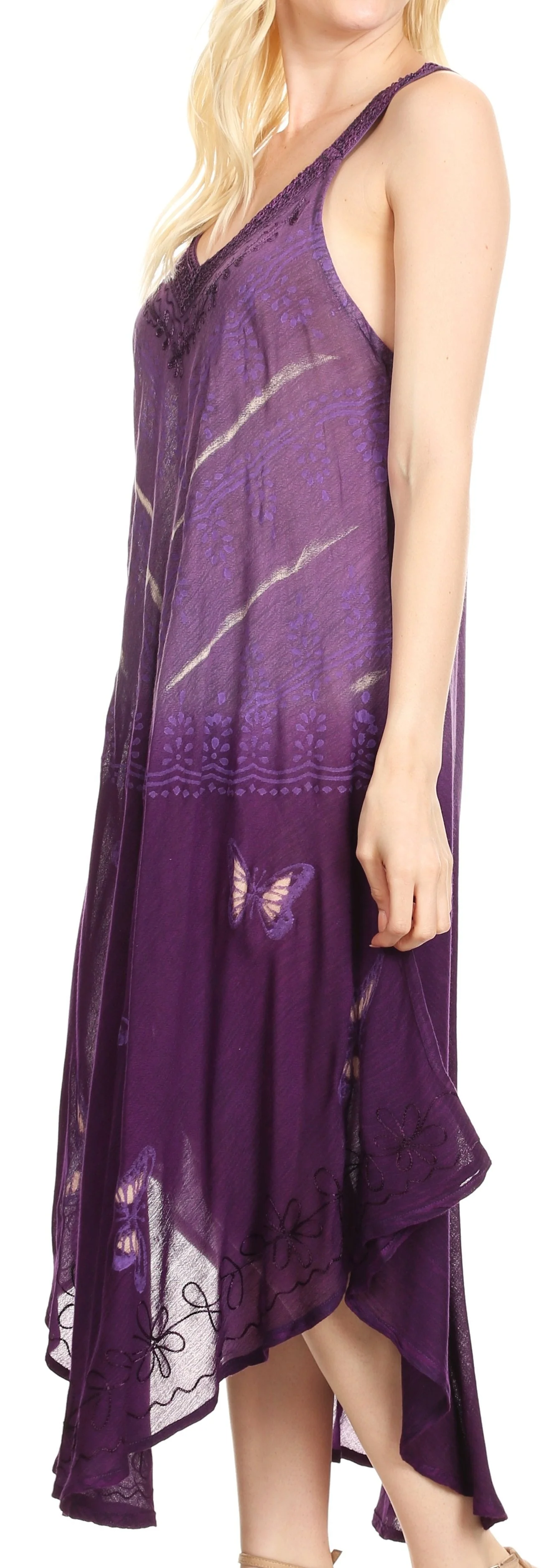 Sakkas Liz  Women's Maxi Loose Sleeveless Summer Casual Tank Dress Cover-up Caftan - Image 48