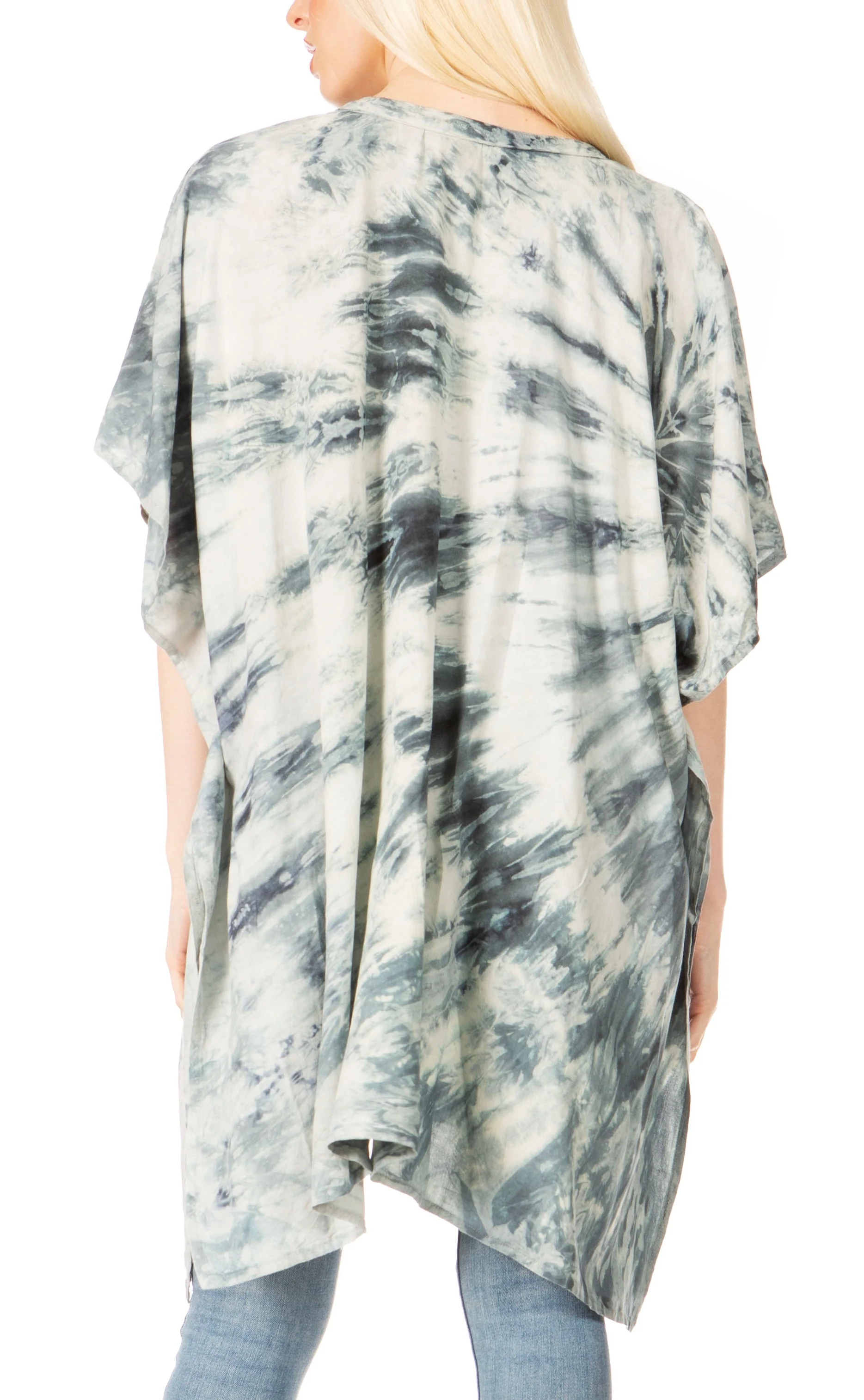 Sakkas Marcy Women's V-neck Caftan Top Tunic Dress - Perfect for Summer Boho Style & Swinging Coverup - Image 12