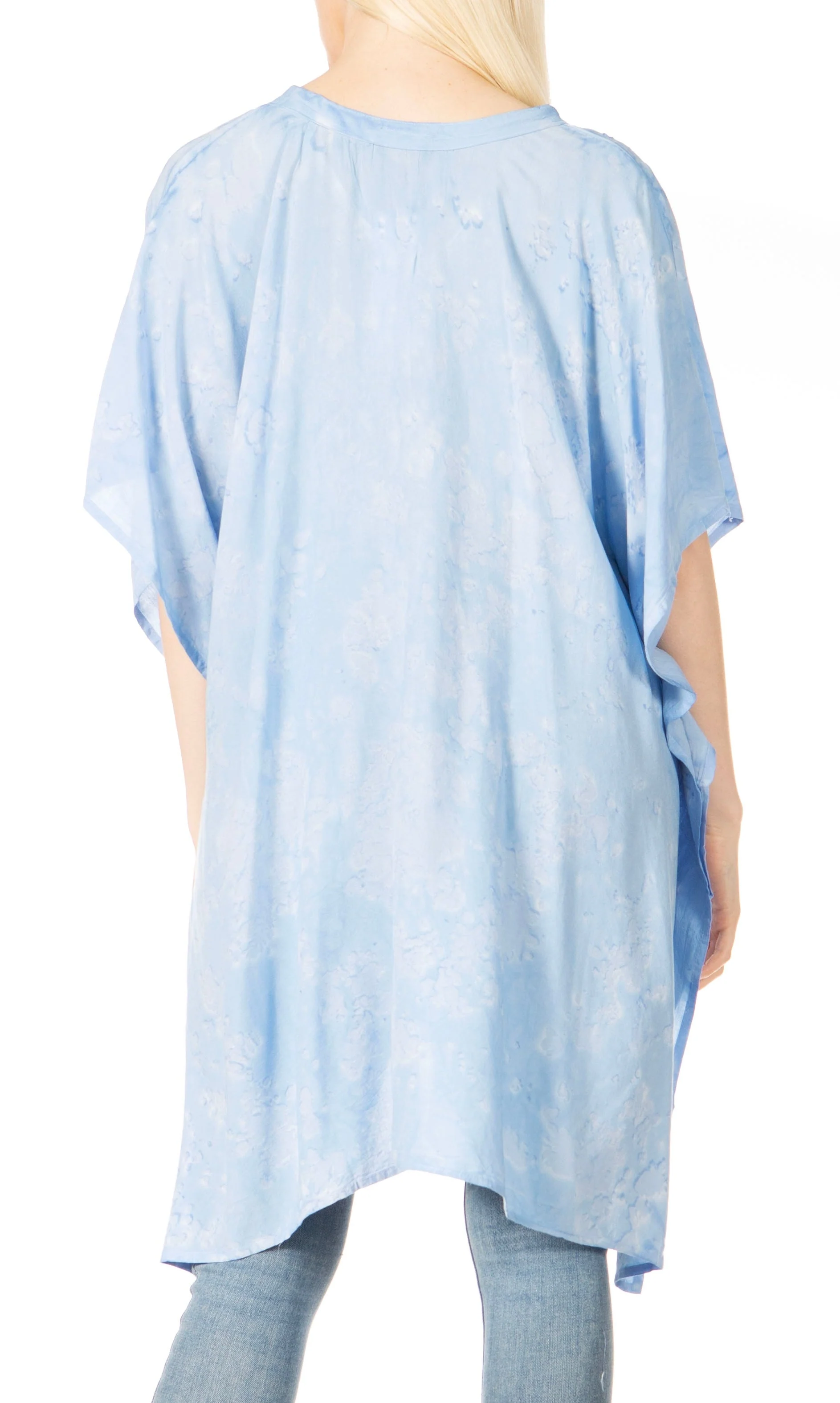 Sakkas Marcy Women's V-neck Caftan Top Tunic Dress - Perfect for Summer Boho Style & Swinging Coverup - Image 52