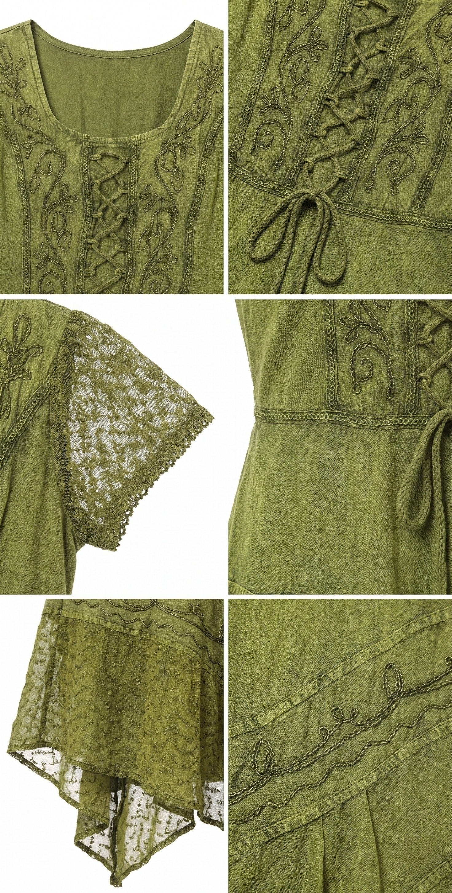 Sakkas Marigold Embroidered Fairy Dress - Image 23
