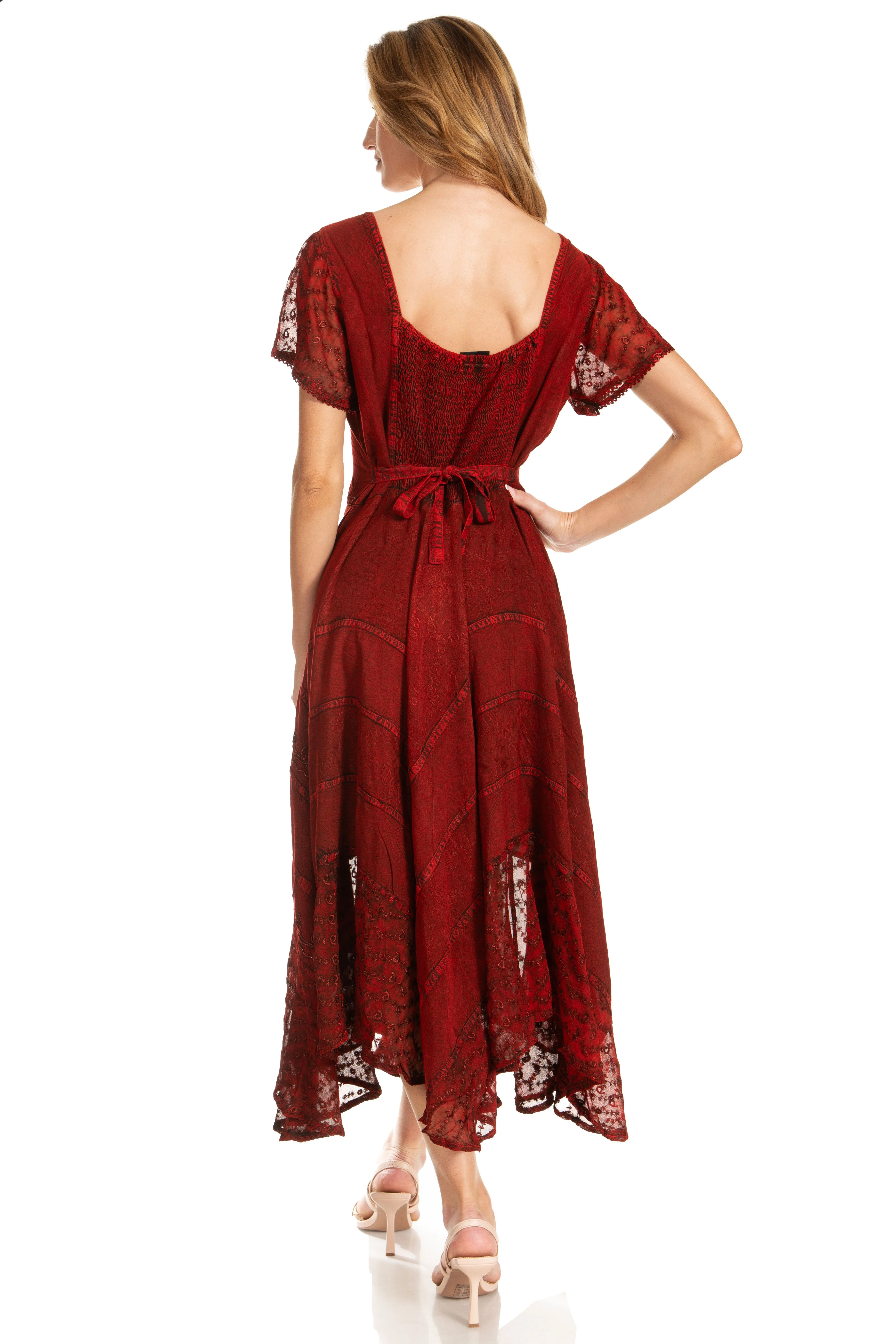 Sakkas Marigold Embroidered Fairy Dress - Image 8