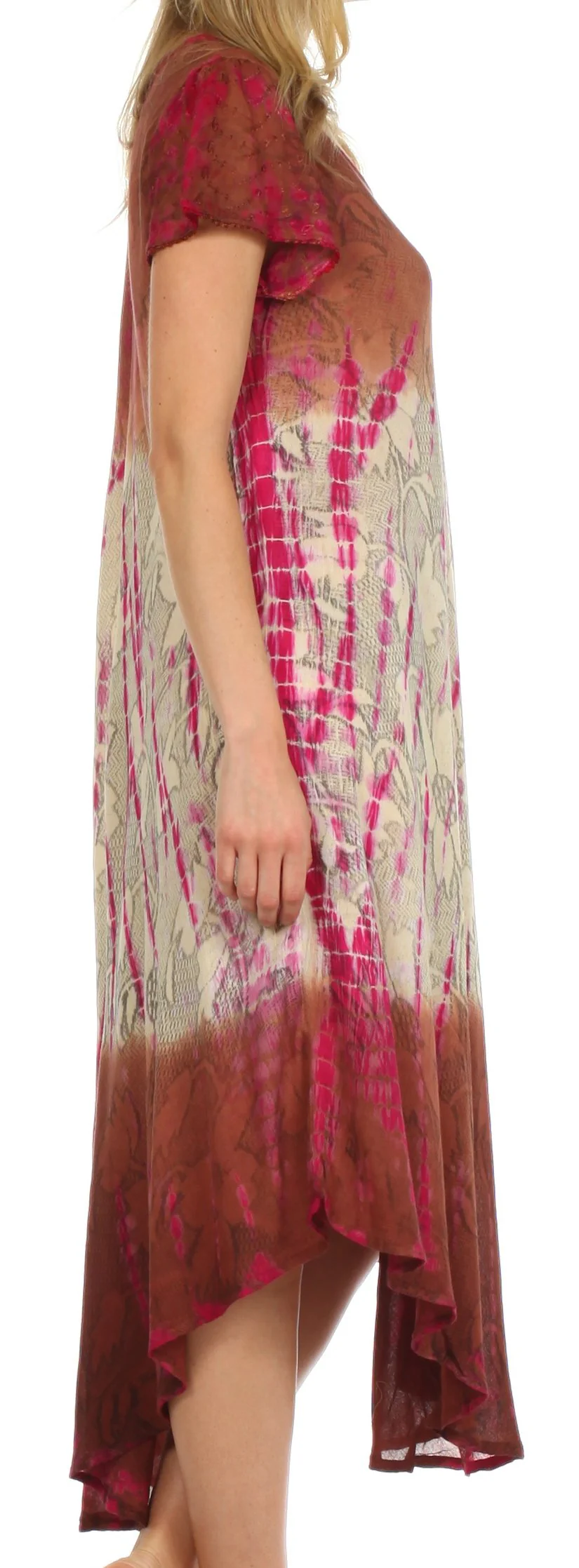 Sakkas Mika Ombre Floral Caftan Dress - Image 14