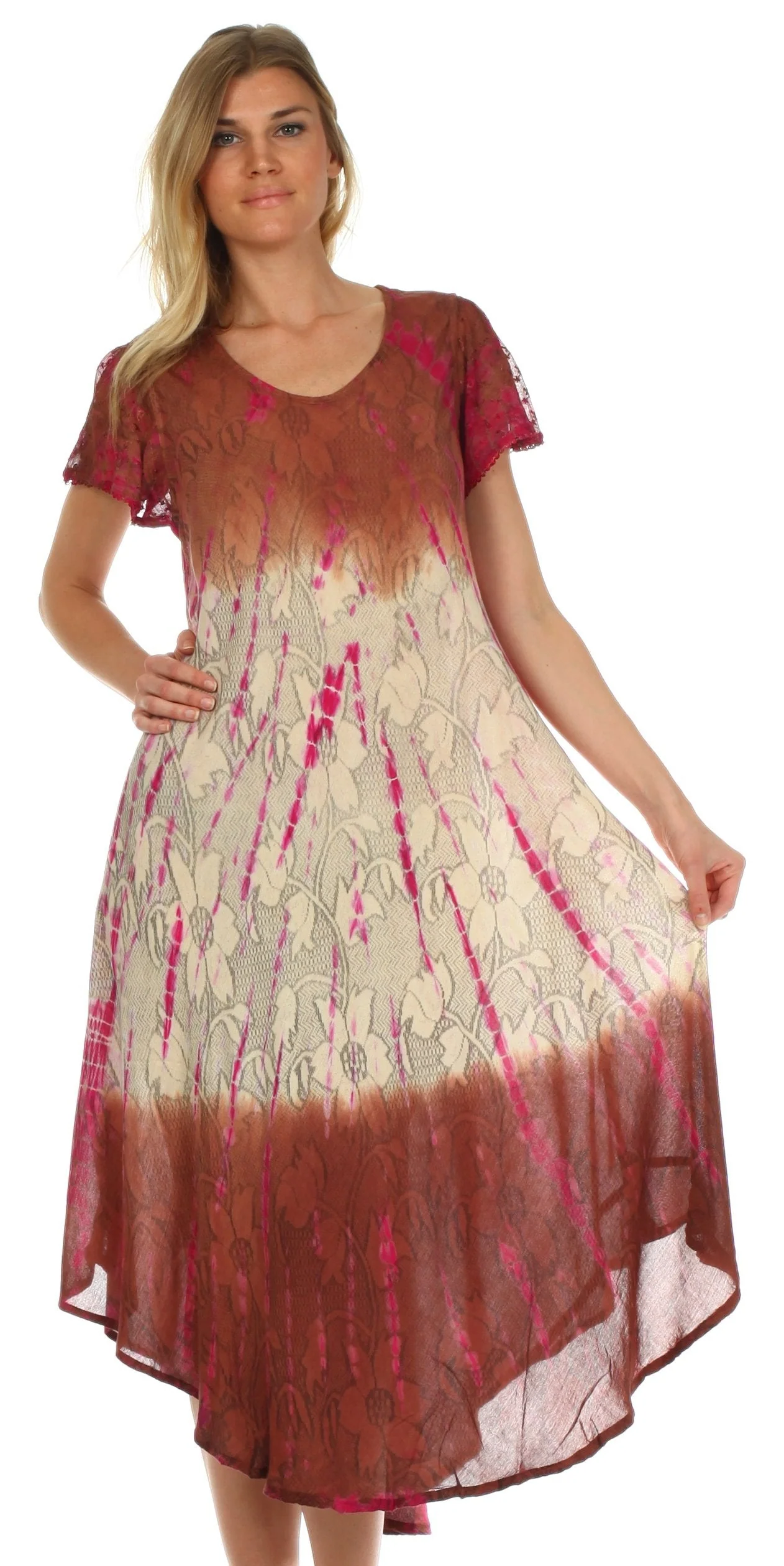Sakkas Mika Ombre Floral Caftan Dress - Image 15