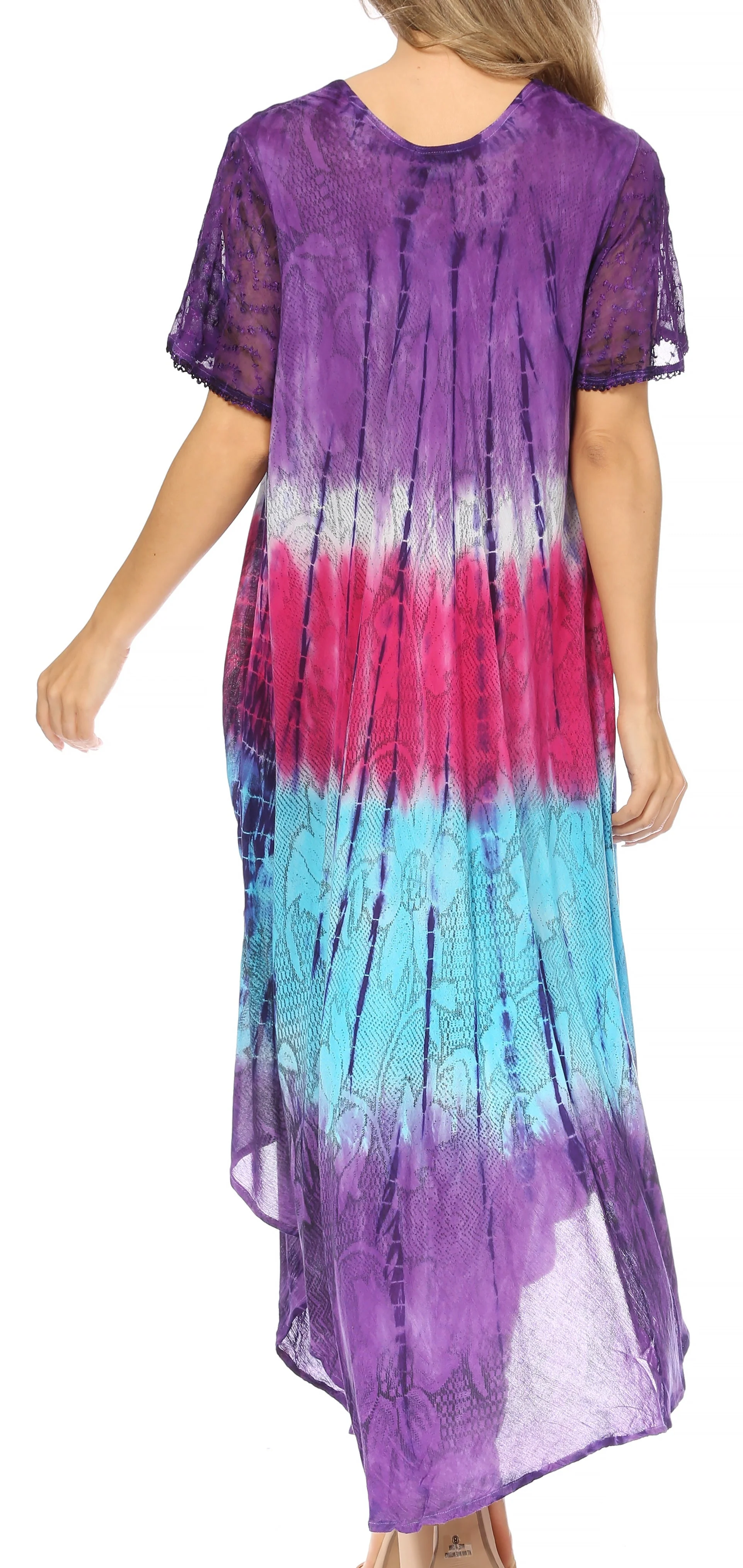 Sakkas Mika Ombre Floral Caftan Dress - Image 27
