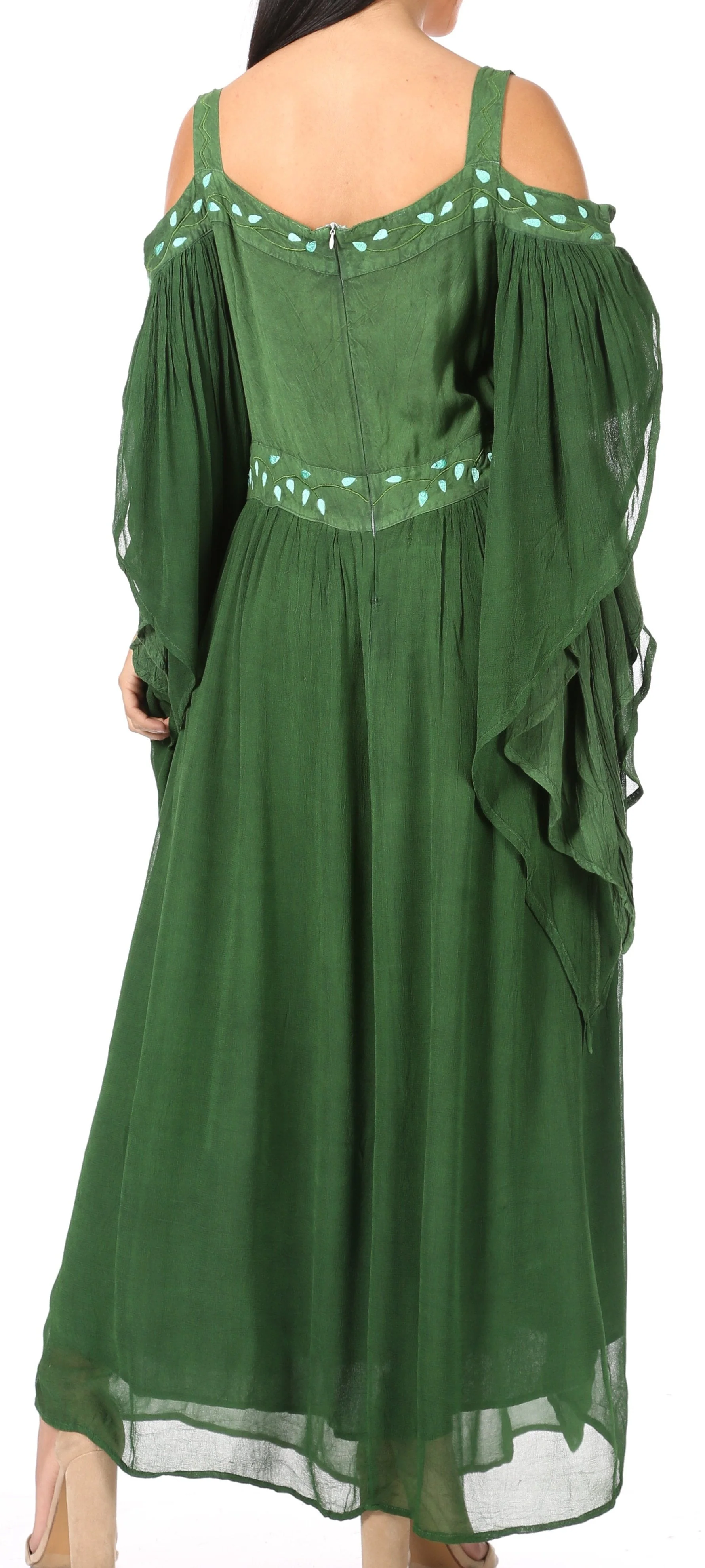 Sakkas Roisin Women's Medieval Celtic Renaissance Long Sleeve Costume Dress - Image 12