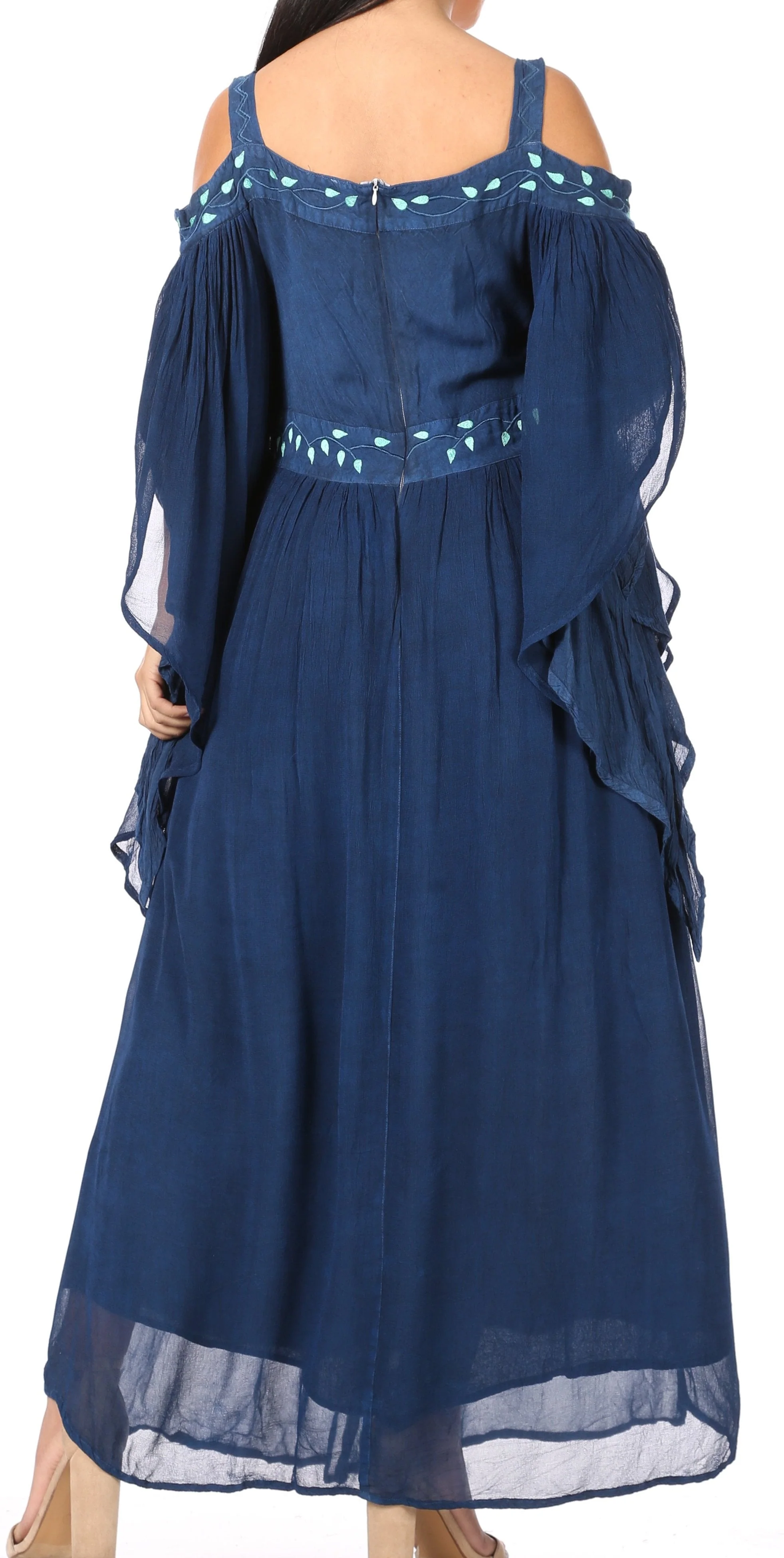 Sakkas Roisin Women's Medieval Celtic Renaissance Long Sleeve Costume Dress - Image 17
