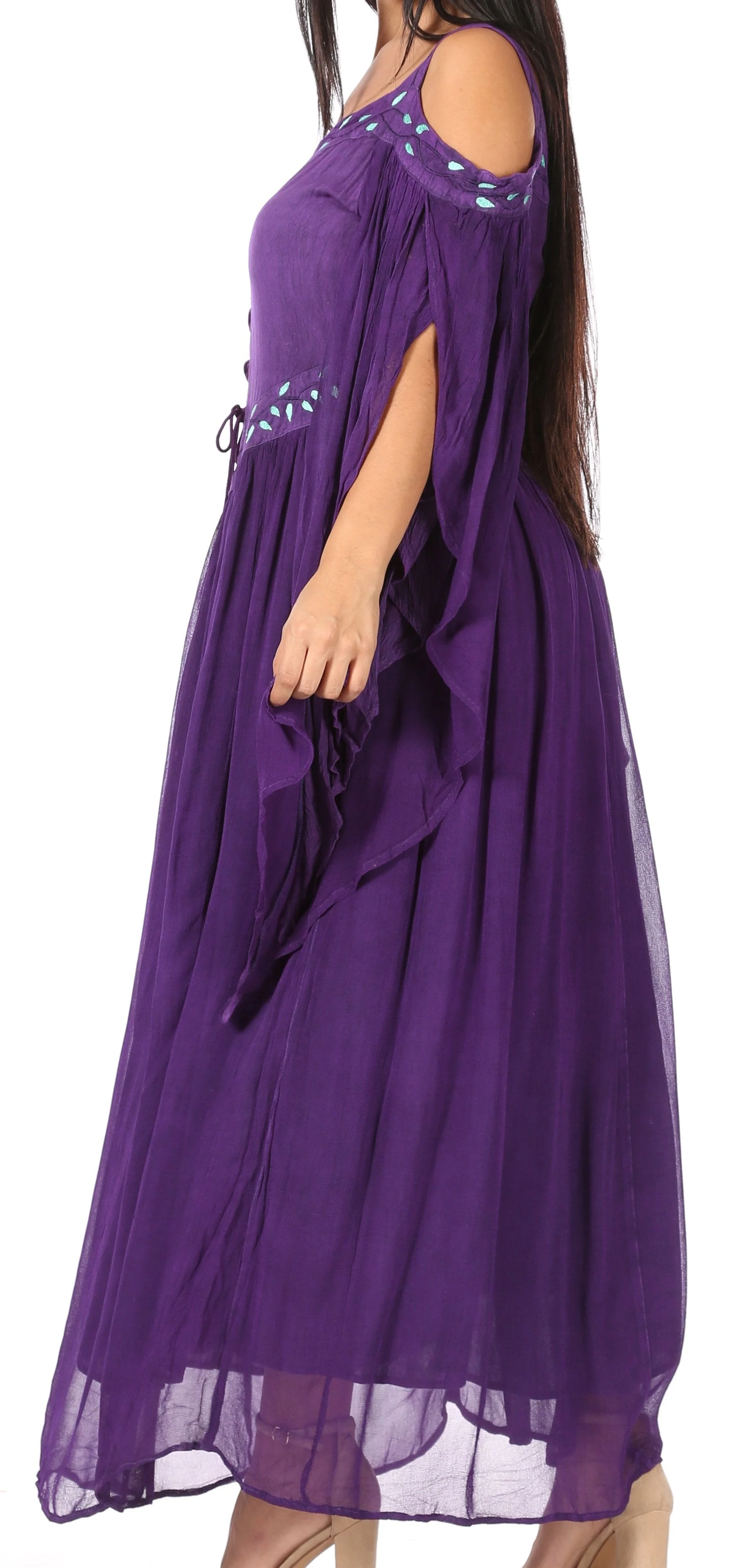 Sakkas Roisin Women's Medieval Celtic Renaissance Long Sleeve Costume Dress - Image 23