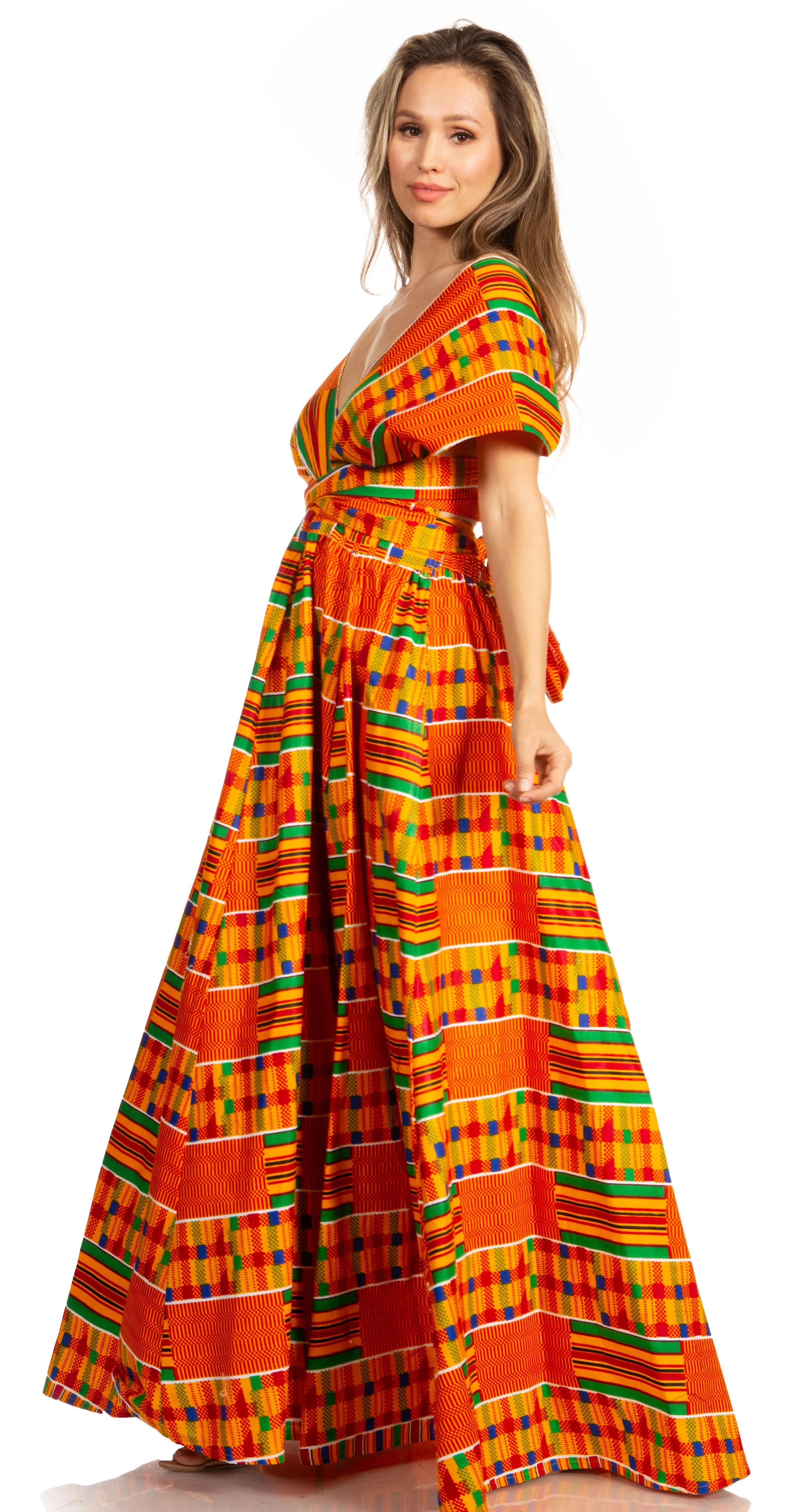 Sakkas Sandy Sexy Backless Year Around Long Maxi Infinity Dress Many Ways To Wear - Image 38