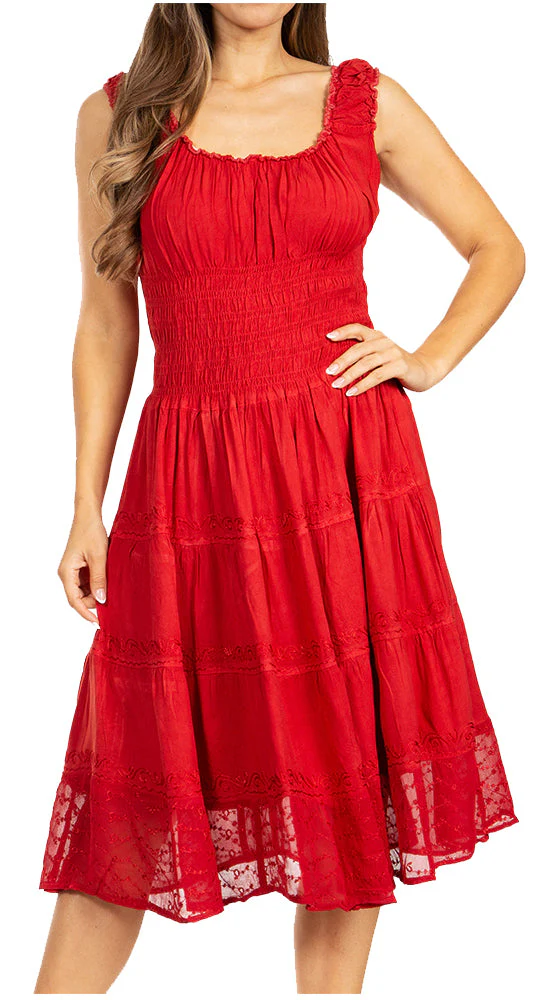 Sakkas Spring Maiden Ombre Peasant Dress - Image 88