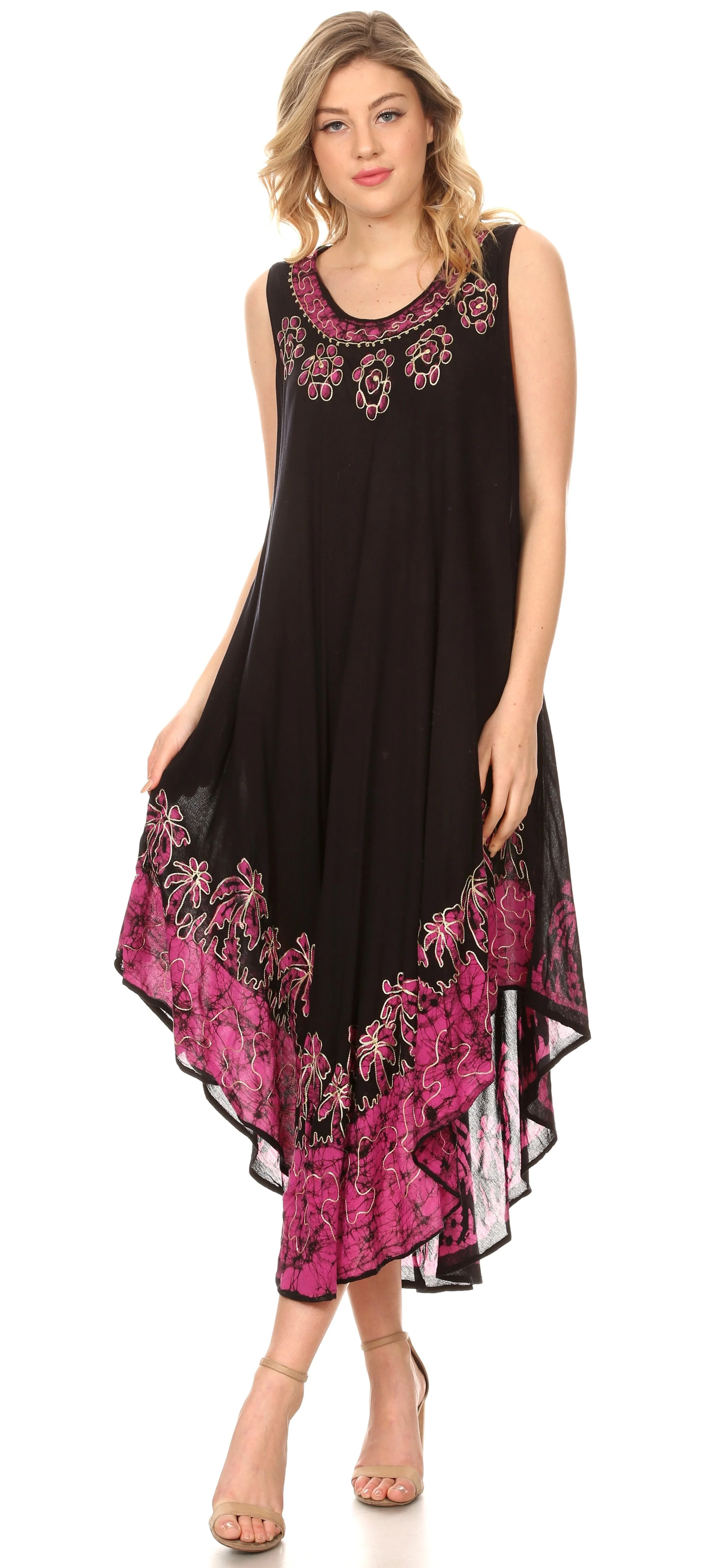 Sakkas Sundari Caftan Tank Dress / Cover Up - Image 17