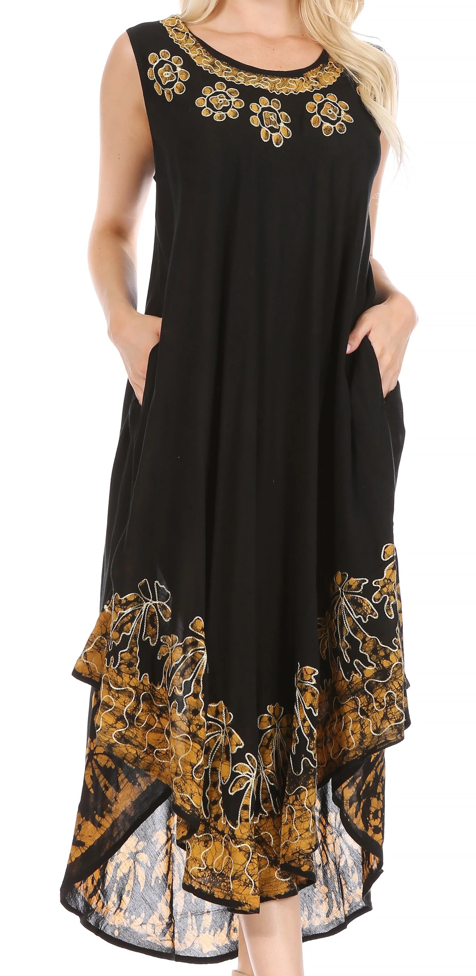 Sakkas Sundari Caftan Tank Dress / Cover Up - Image 23