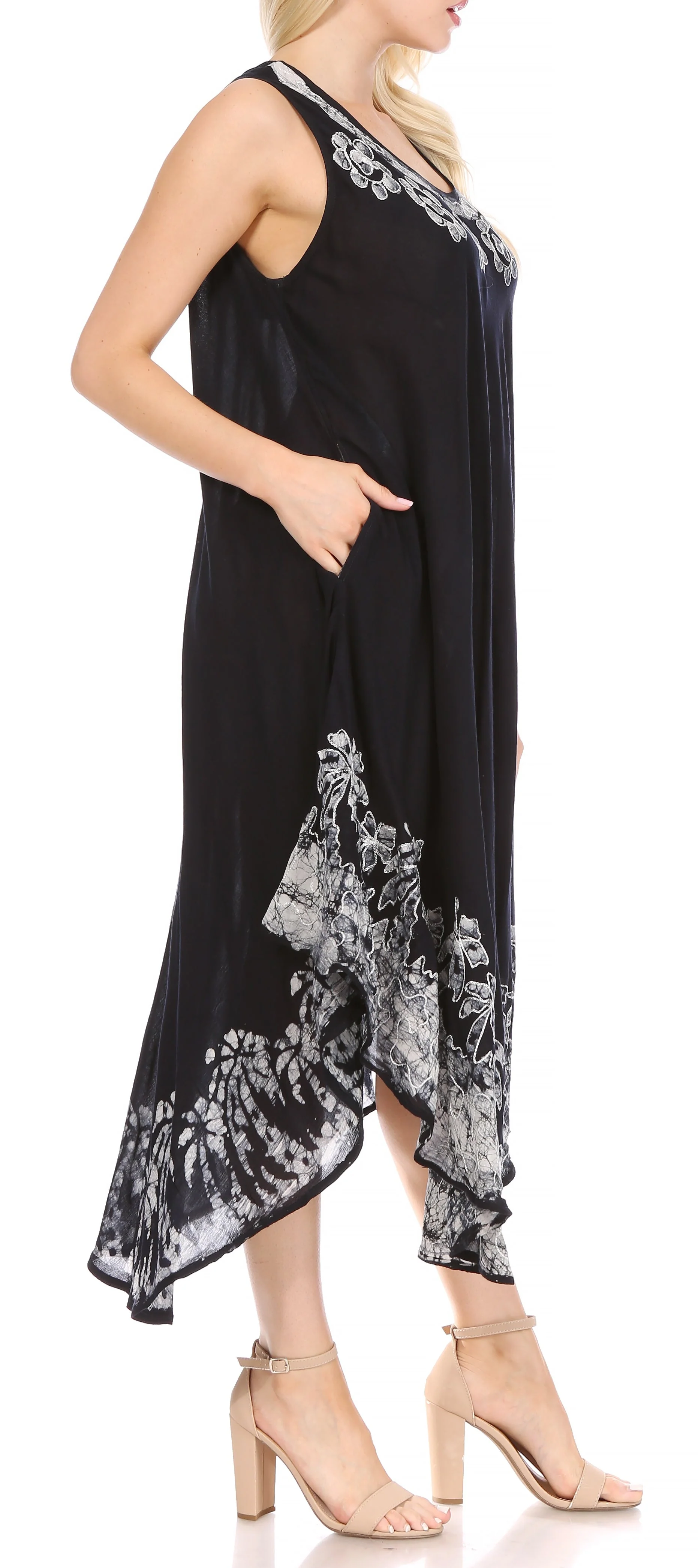 Sakkas Sundari Caftan Tank Dress / Cover Up - Image 31