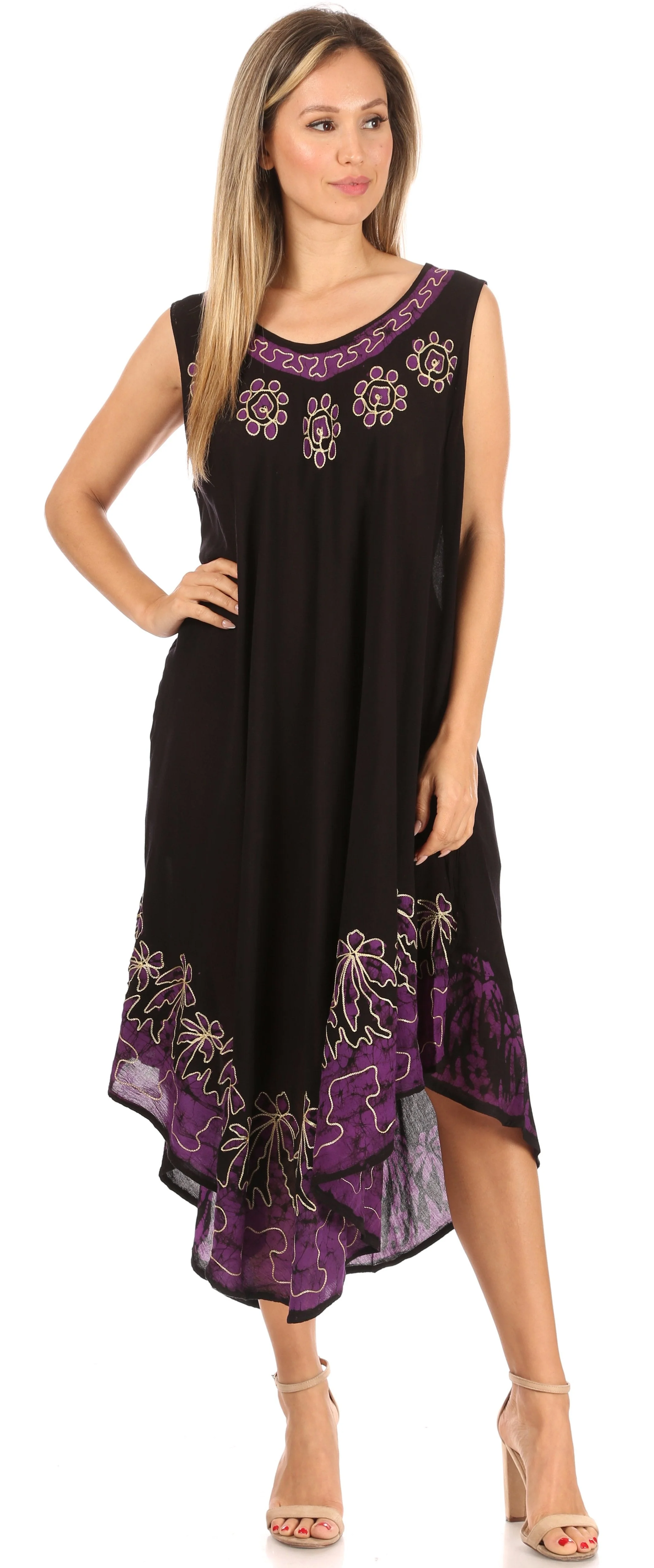 Sakkas Sundari Caftan Tank Dress / Cover Up - Image 37