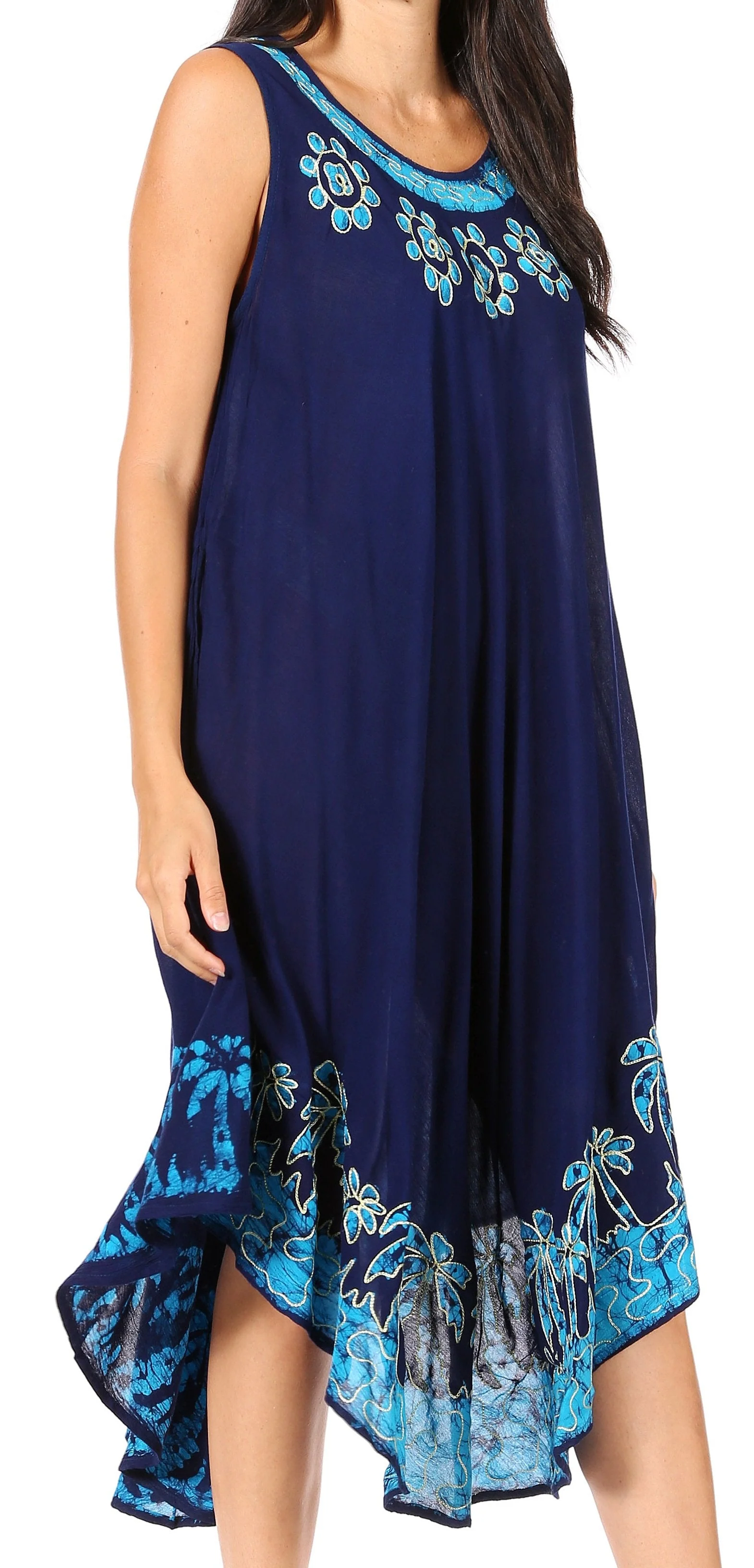 Sakkas Sundari Caftan Tank Dress / Cover Up - Image 46