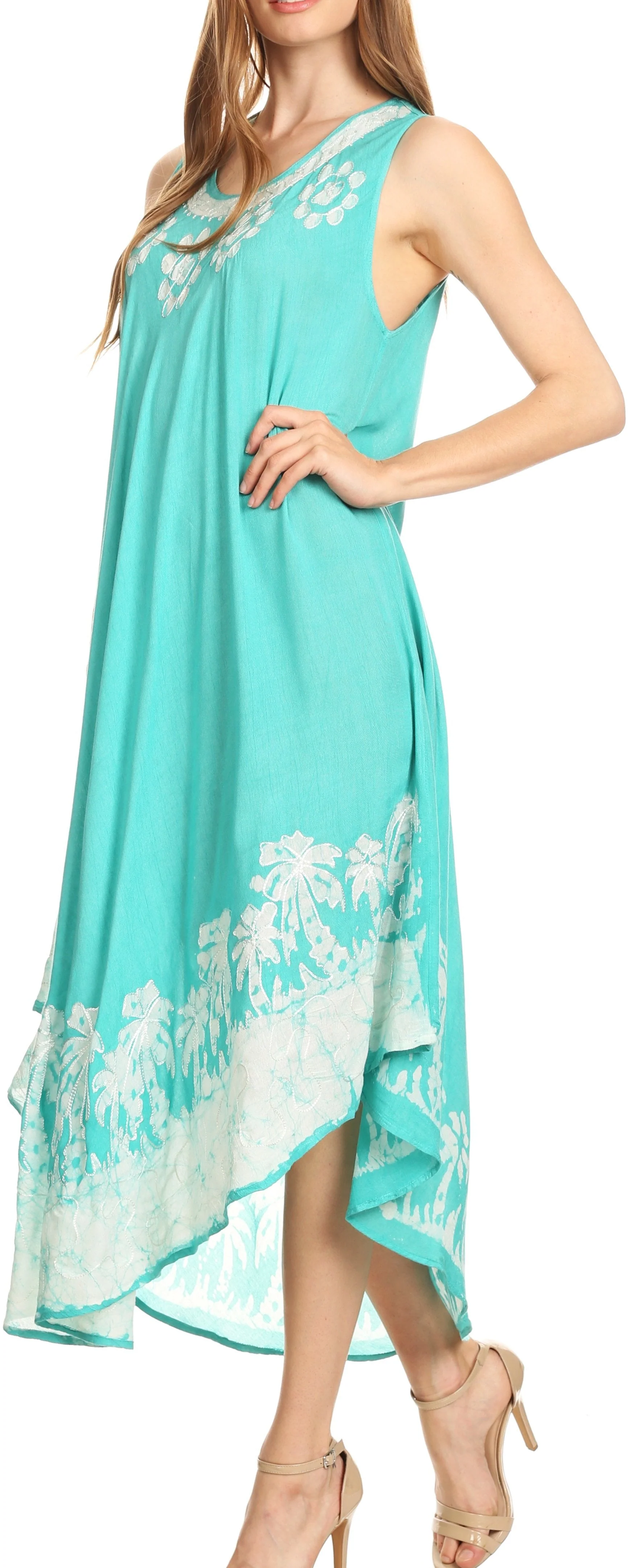 Sakkas Sundari Caftan Tank Dress / Cover Up - Image 62