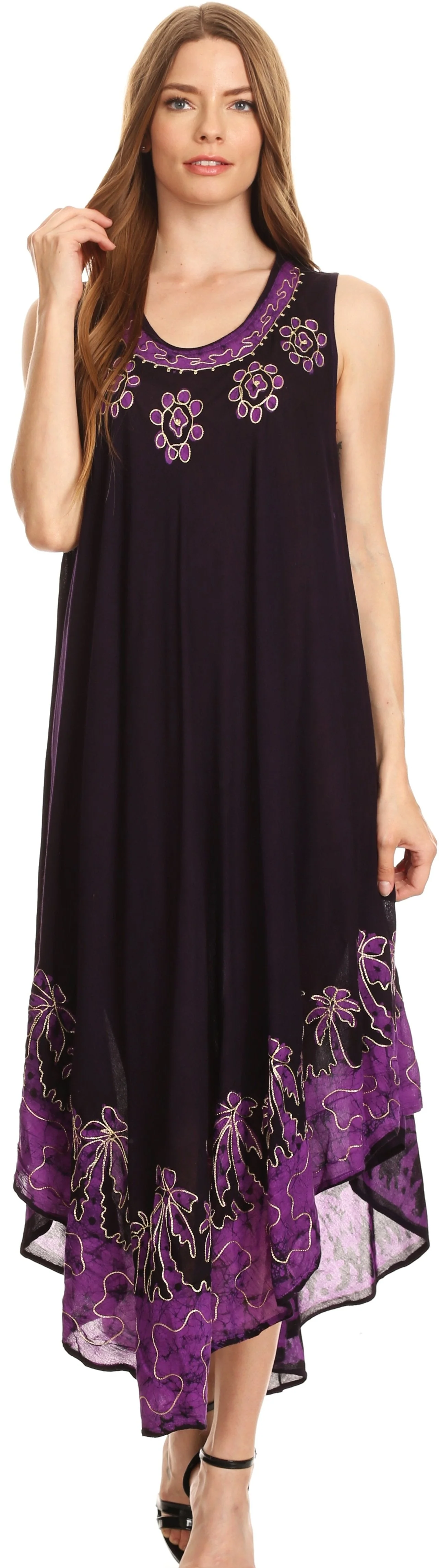 Sakkas Sundari Caftan Tank Dress / Cover Up - Image 69