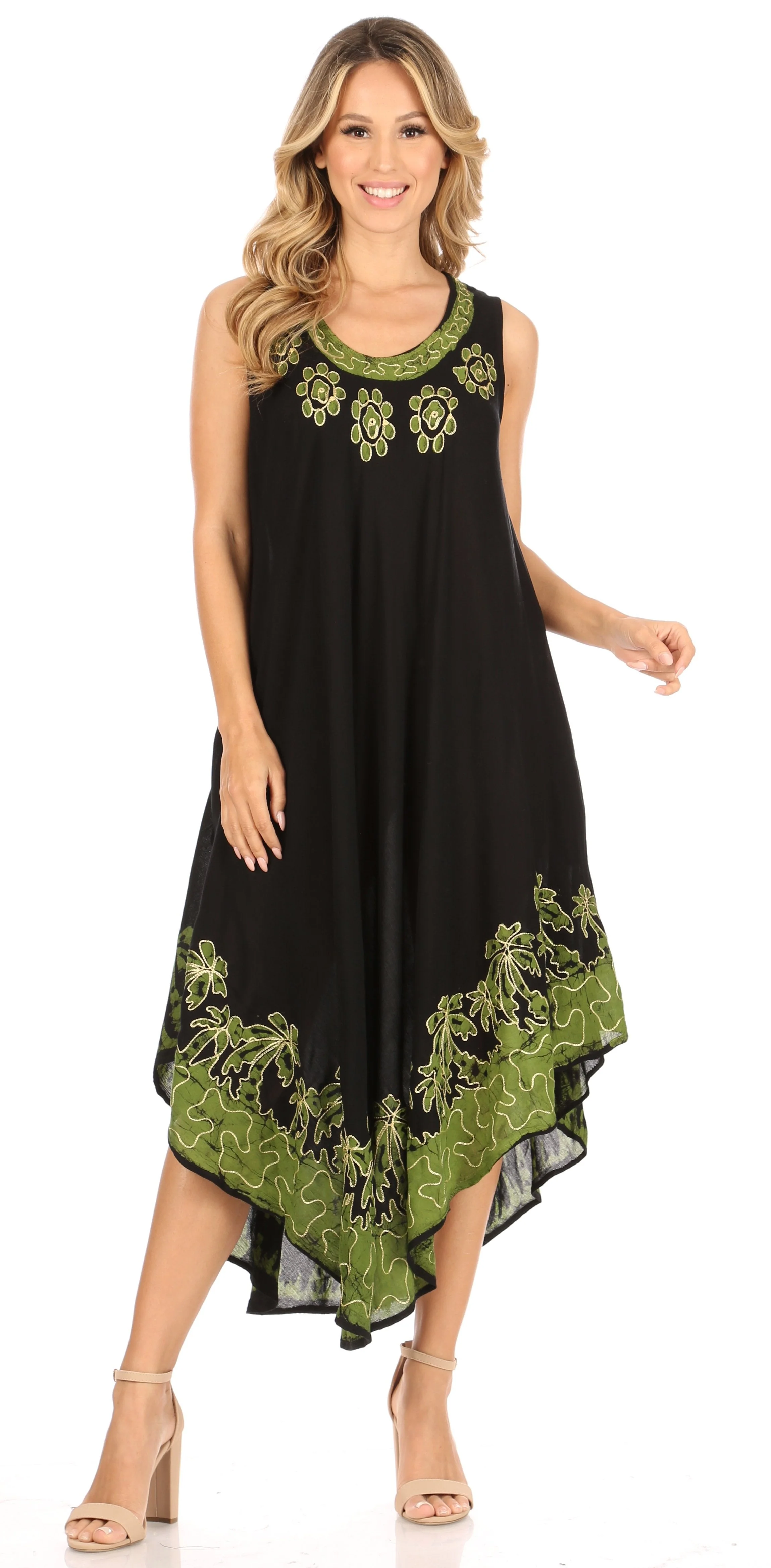 Sakkas Sundari Caftan Tank Dress / Cover Up - Image 84