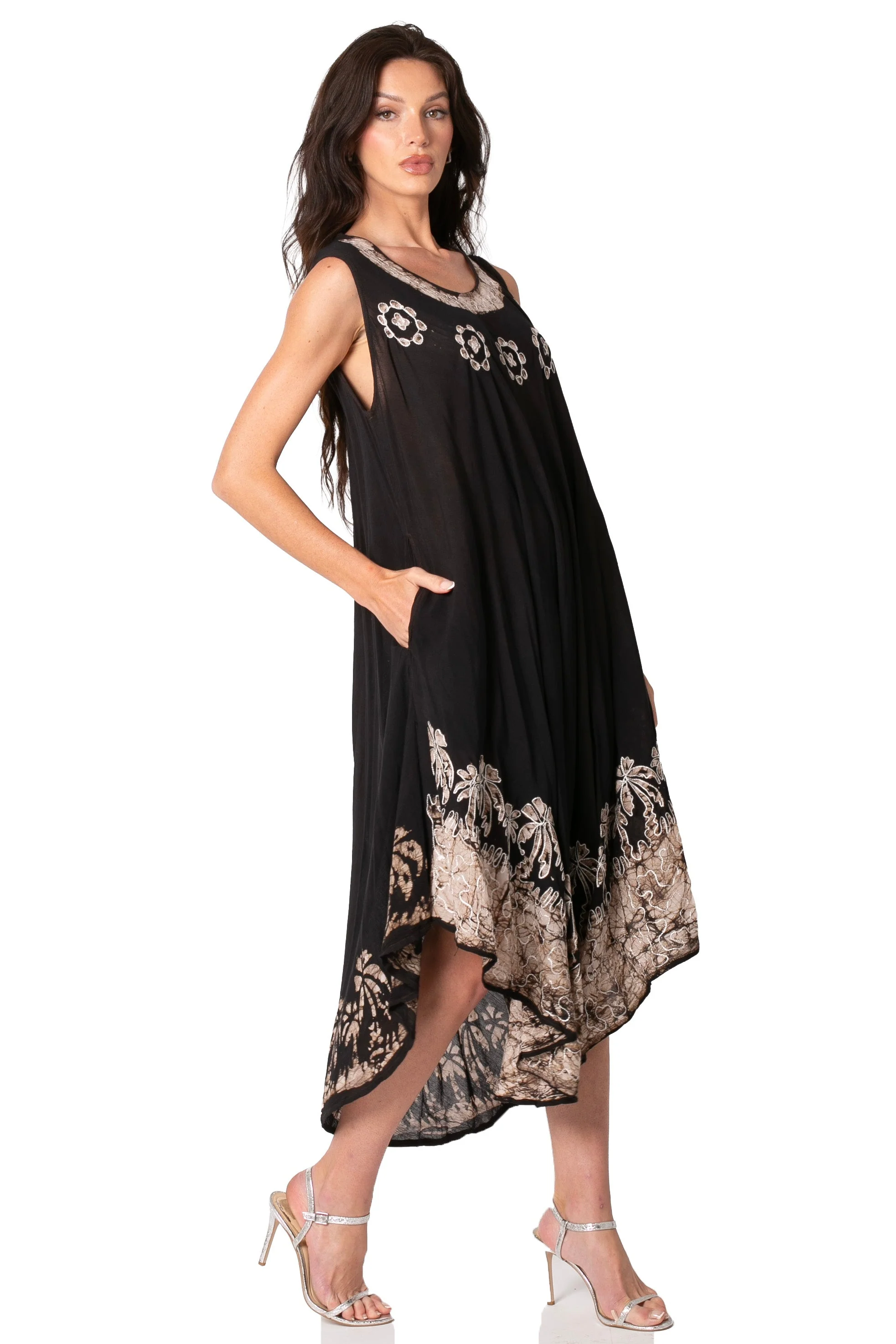 Sakkas Sundari Caftan Tank Dress / Cover Up - Image 88