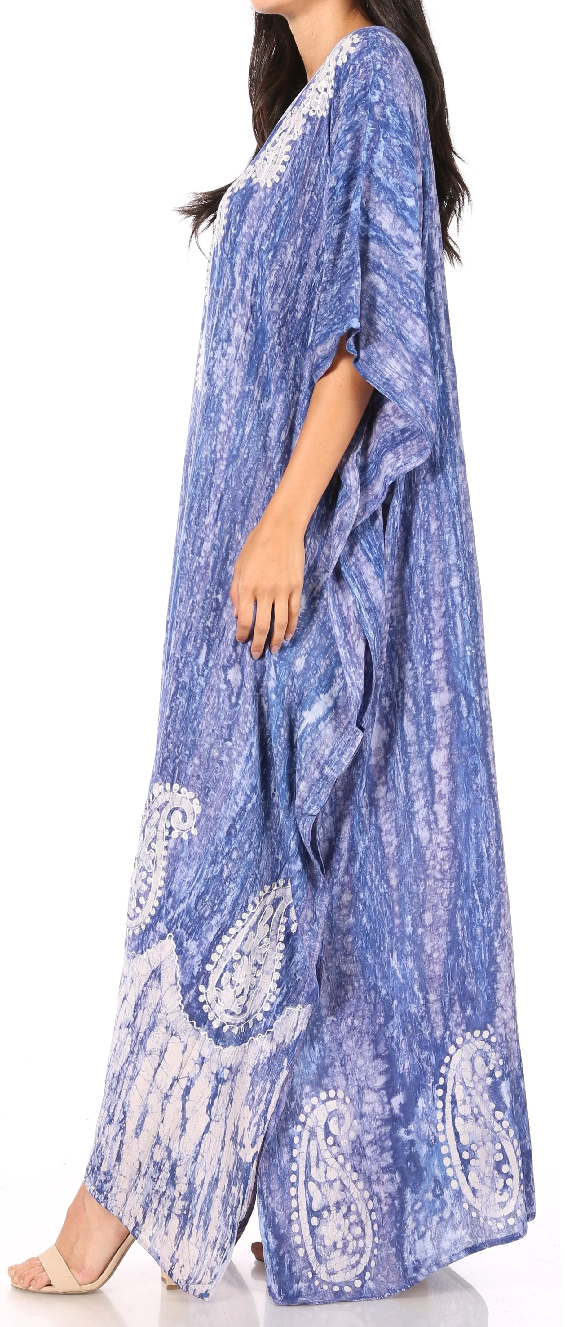 Sakkas Tacy Women's Boho Summer Maxi Dress for Casual or Lounge Wear - Image 100