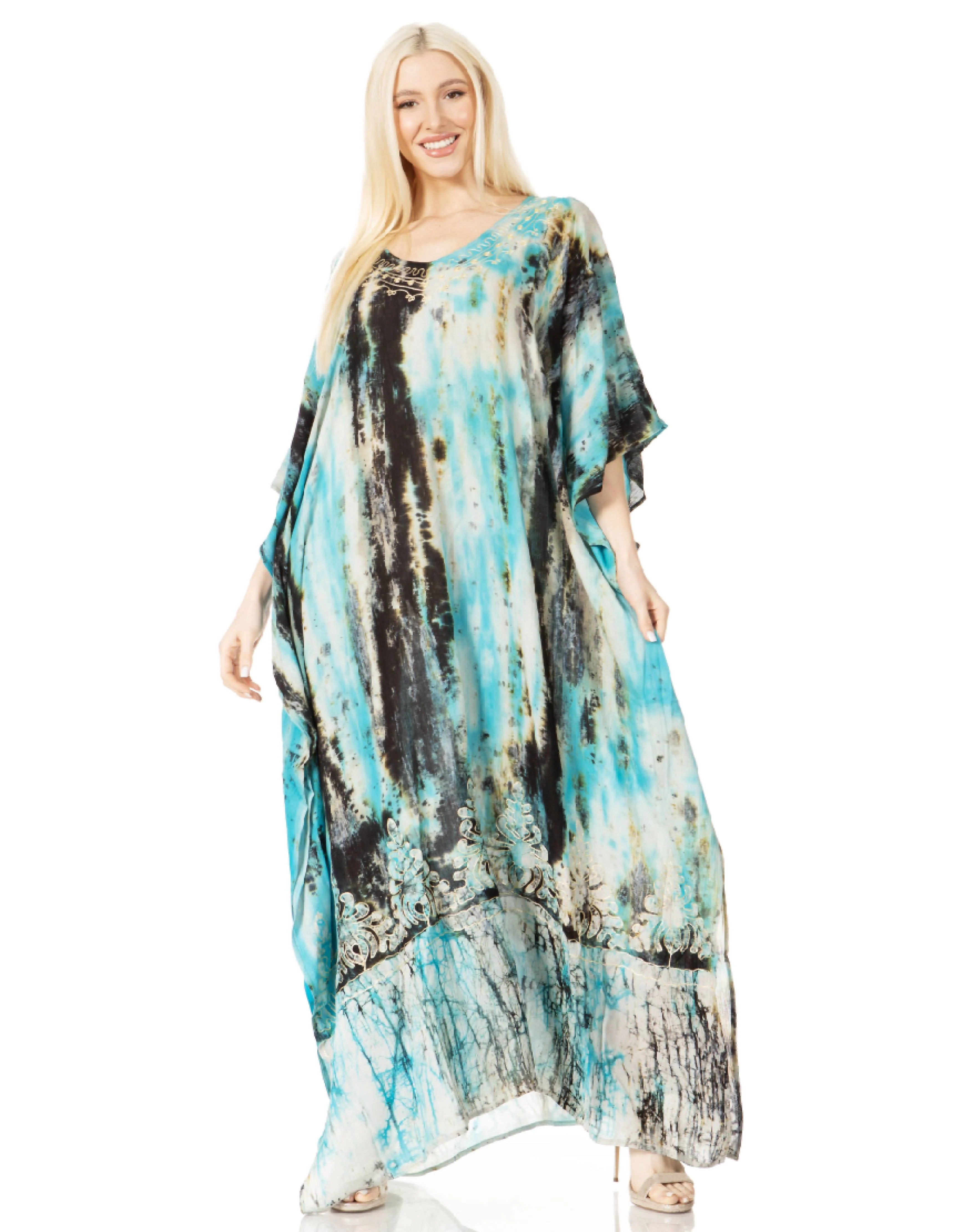 Sakkas Tacy Women's Boho Summer Maxi Dress for Casual or Lounge Wear - Image 112