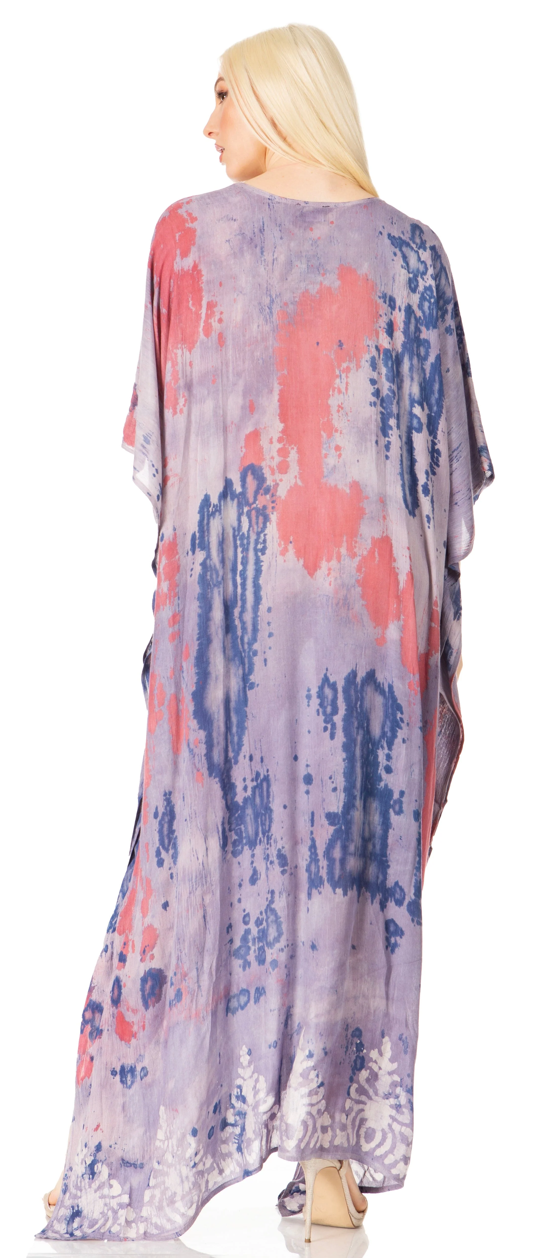 Sakkas Tacy Women's Boho Summer Maxi Dress for Casual or Lounge Wear - Image 133