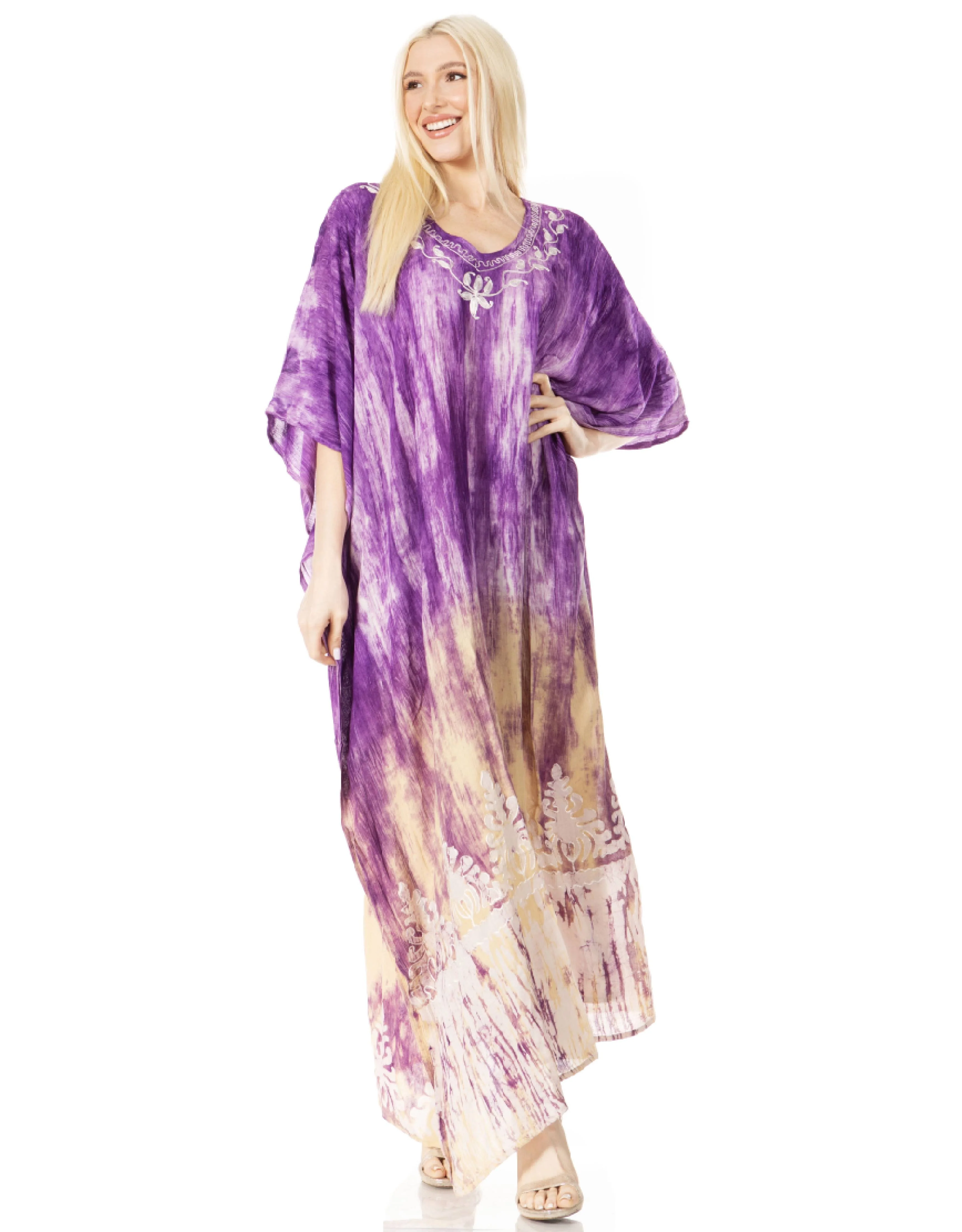 Sakkas Tacy Women's Boho Summer Maxi Dress for Casual or Lounge Wear - Image 137